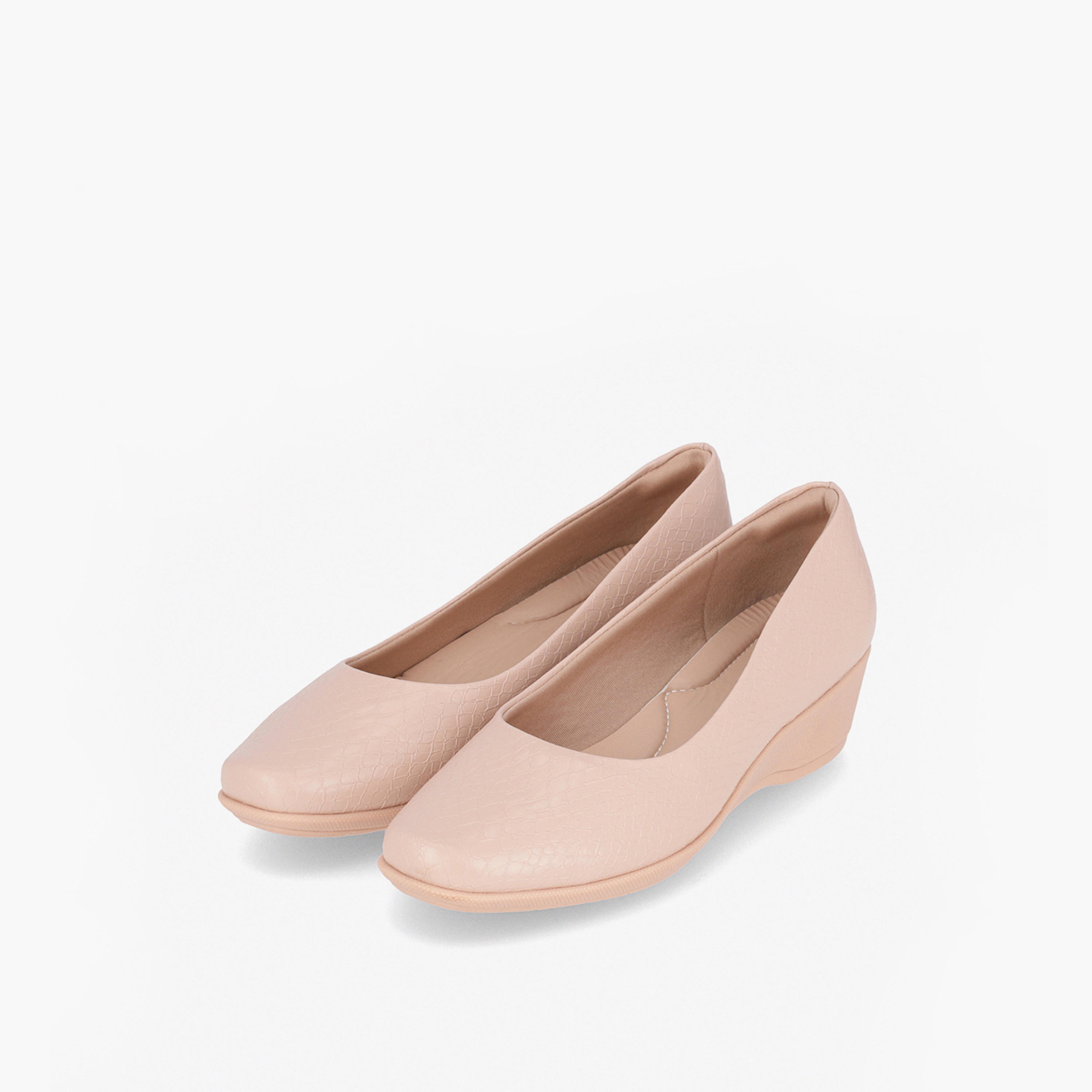 Piccadilly Round Toe Slip-On Shoes with Wedge Heels-women-shoes-ballerinas-image-1