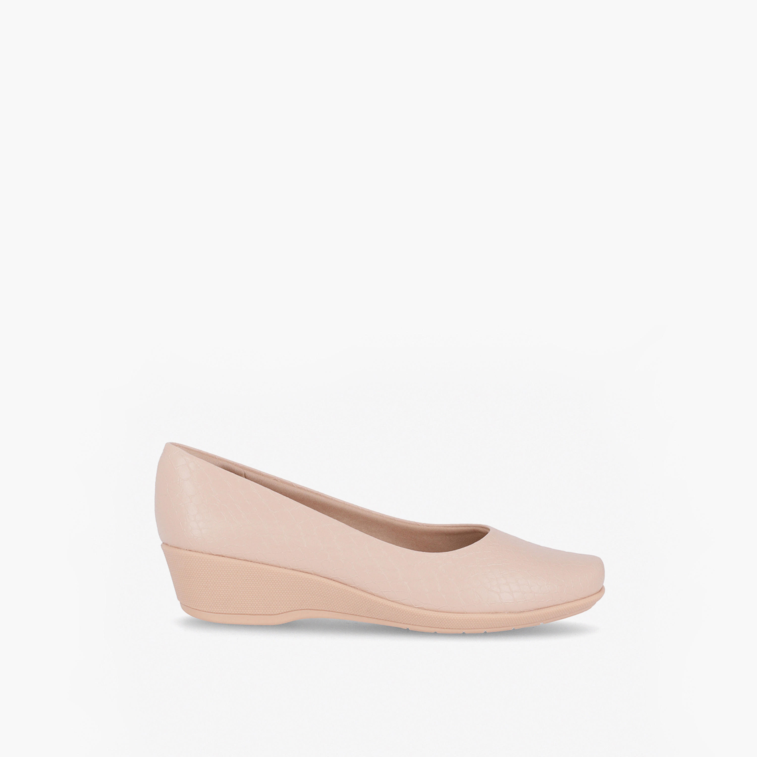 Piccadilly Round Toe Slip-On Shoes with Wedge Heels-women-shoes-ballerinas-image-2