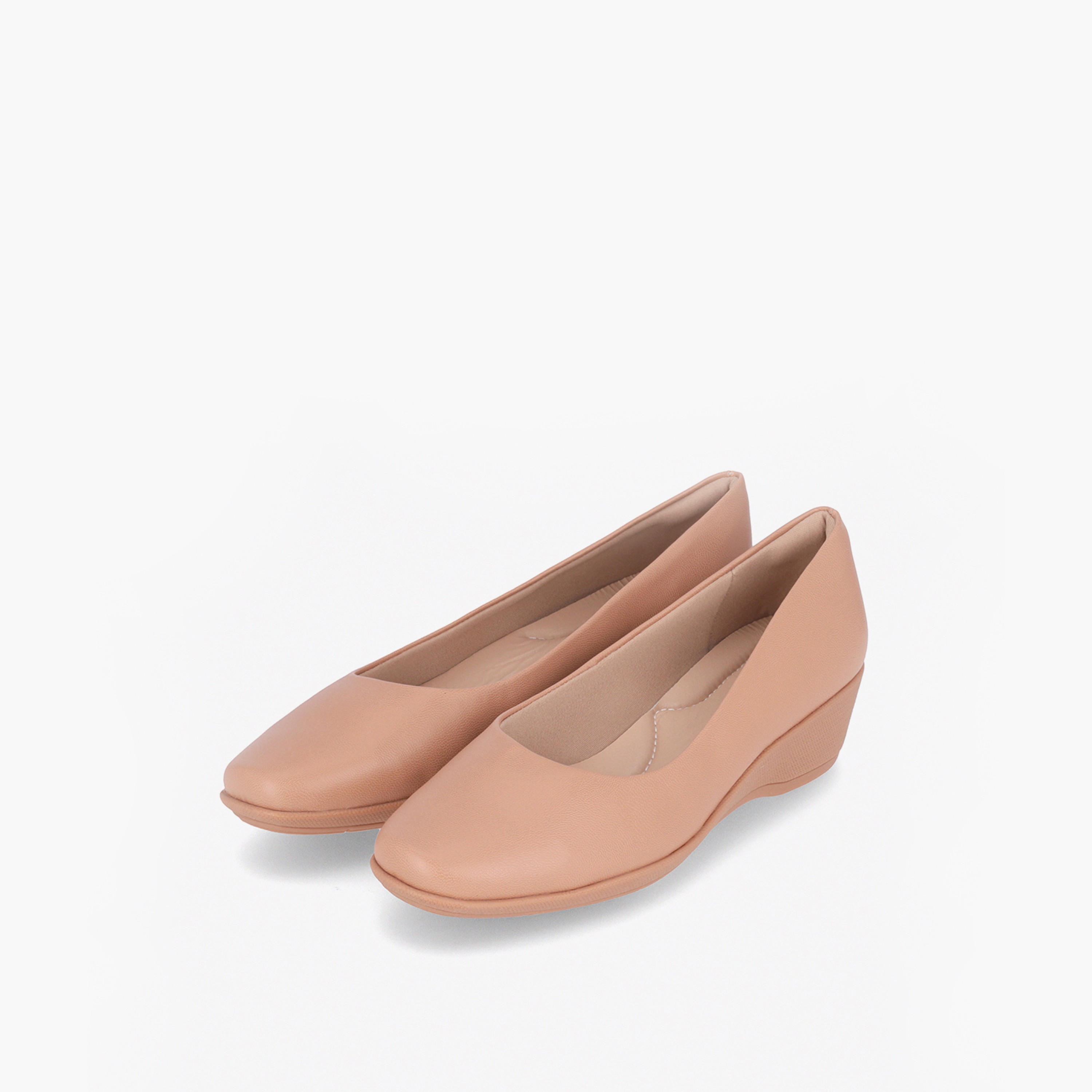 Piccadilly Round Toe Slip-On Shoes with Wedge Heels-women-shoes-ballerinas-image-1