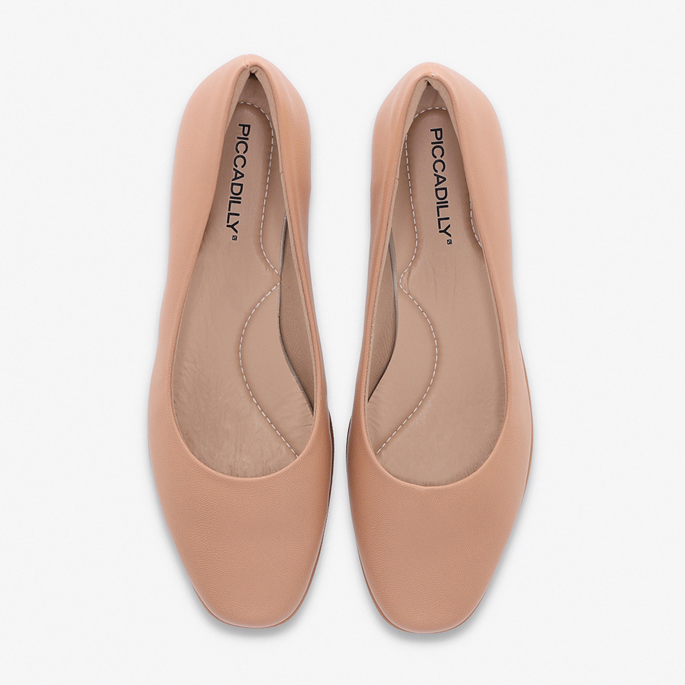 Piccadilly Round Toe Slip-On Shoes with Wedge Heels-women-shoes-ballerinas-image-3