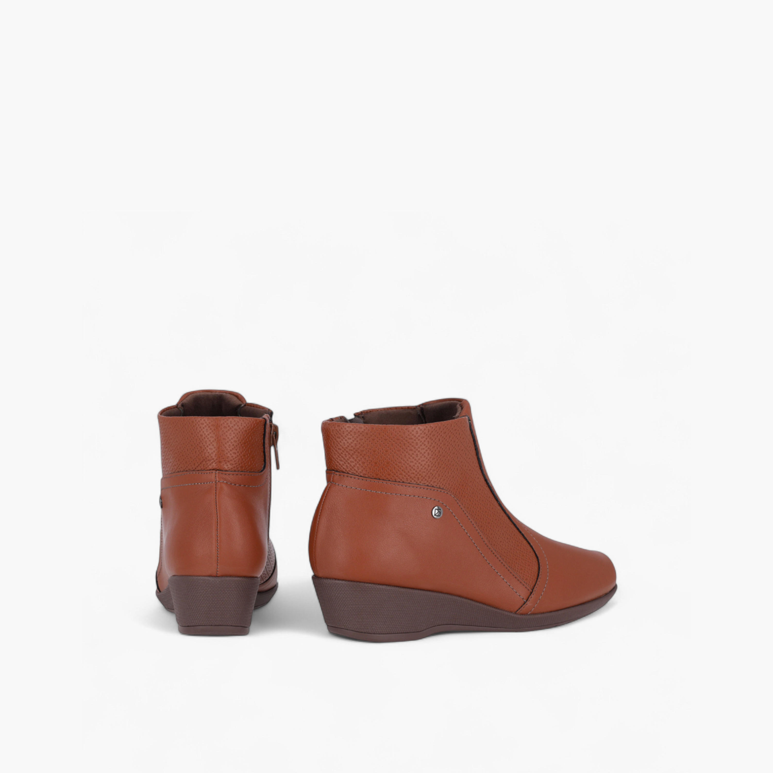 Piccadilly Women's Wedge Heel Ankle Boots-women-shoes-boots-image-3
