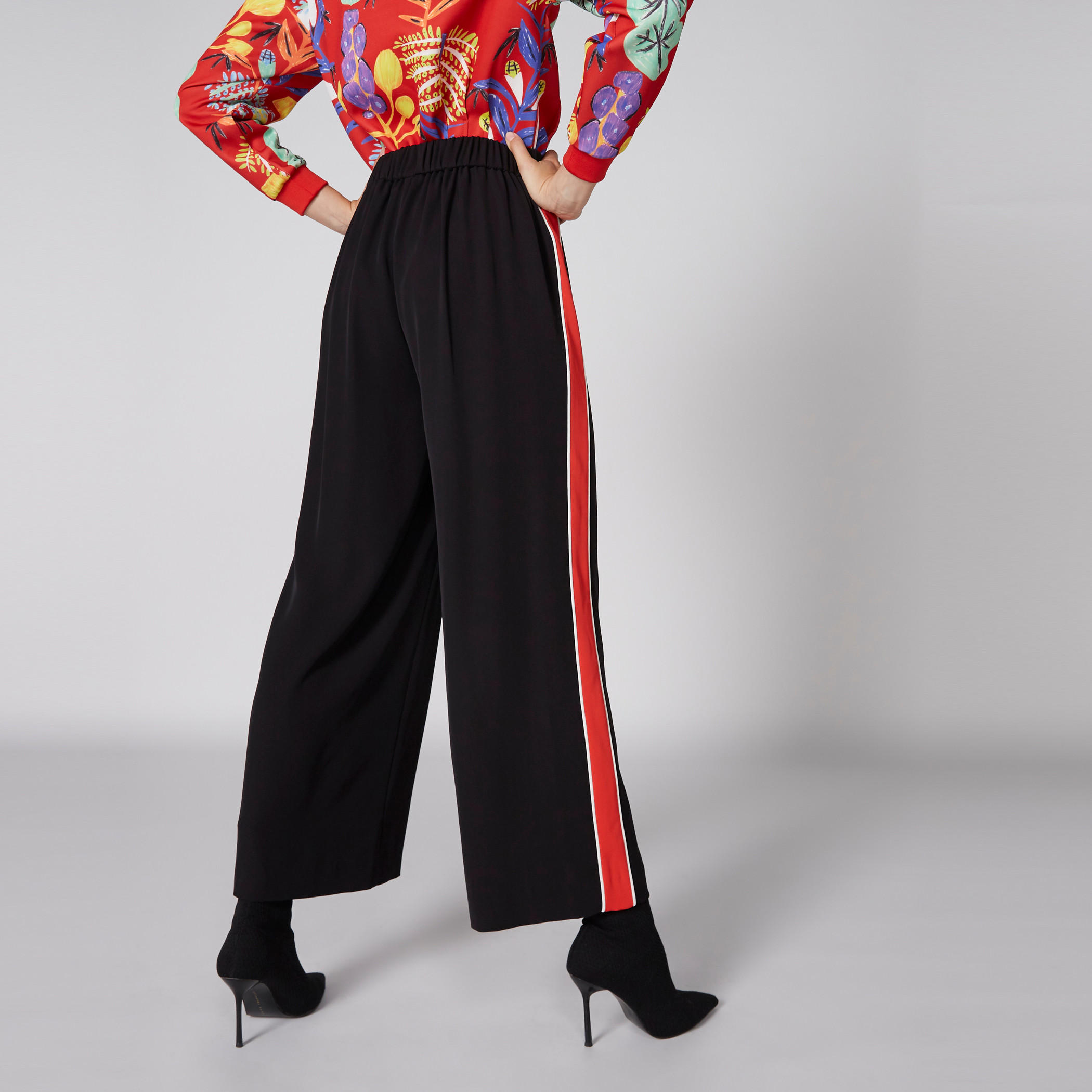 بنطال بالازو طويل بخصر مطاطي من إيل-women-clothing-bottoms-trousers-image-5