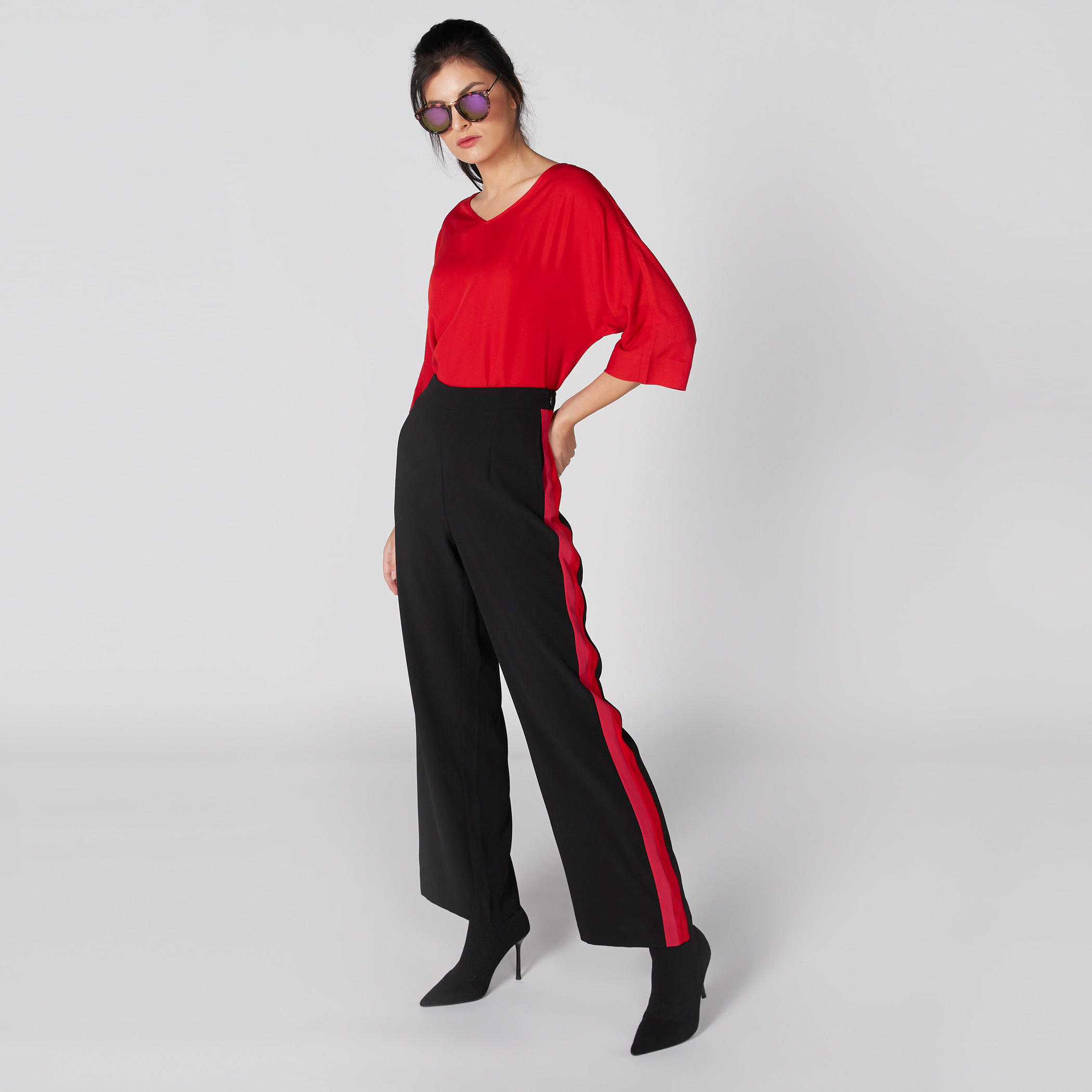 بنطال طويل بسحّاب إغلاق من إيل-women-clothing-bottoms-trousers-image-3