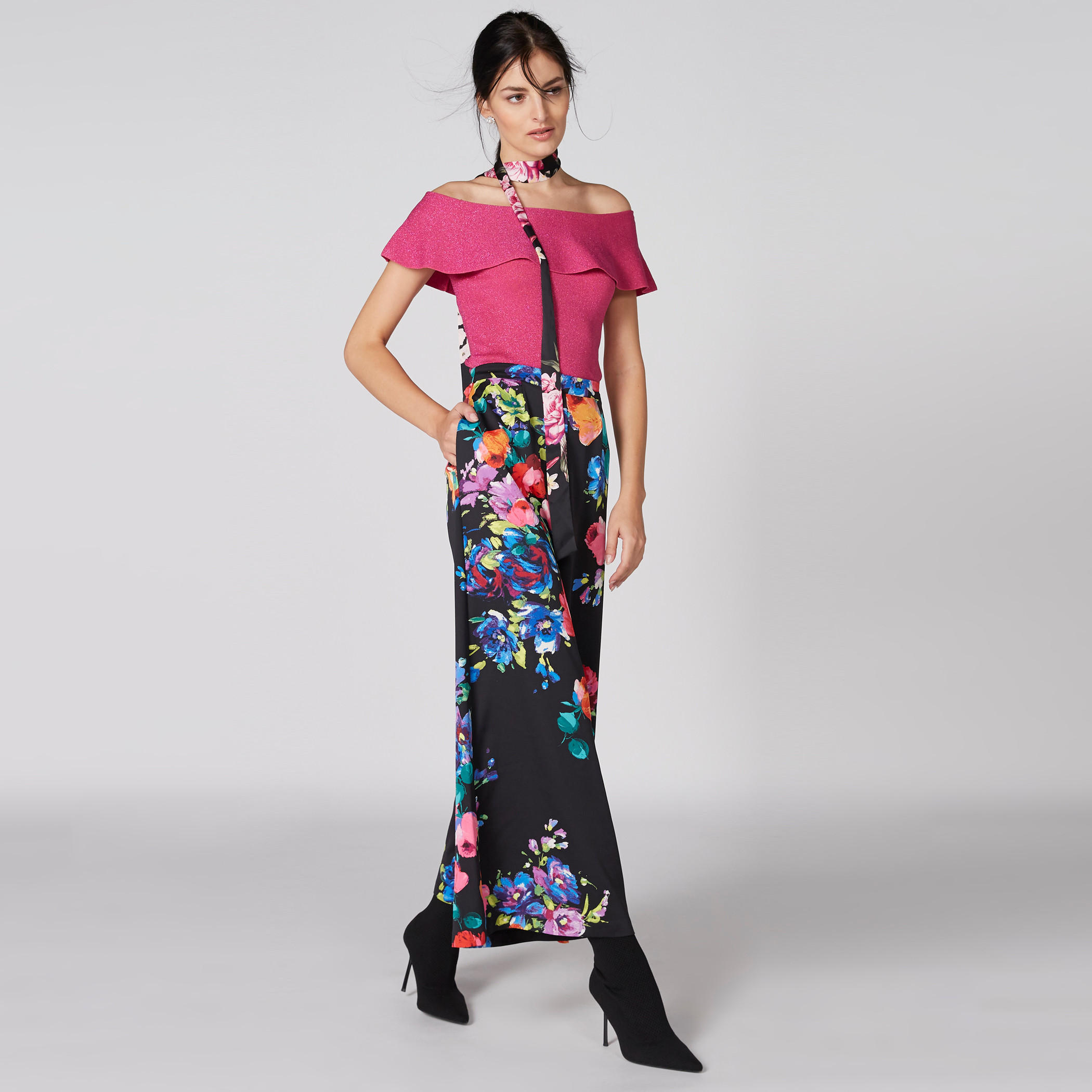 بلوزة مكشوفة الأكتاف بتفاصيل كشكش من إيل-women-clothing-shirtsandblouses-blouses-image-1