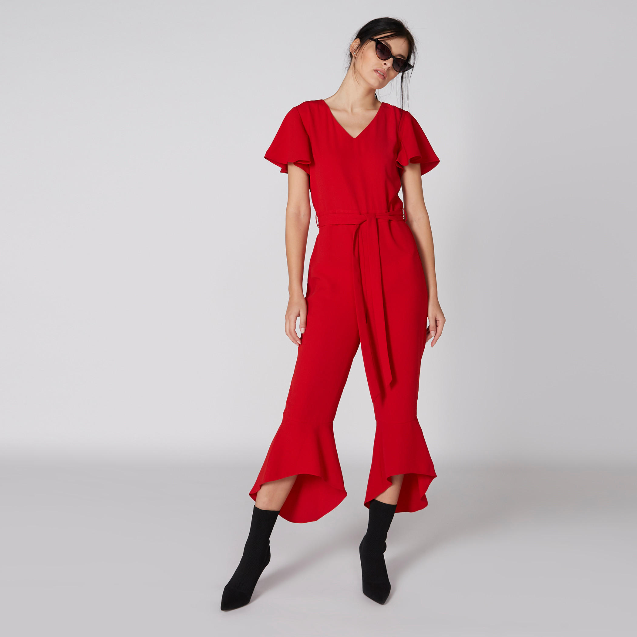 Elle V-Neck Jumpsuit with Flared Sleeves-women-clothing-jumpsuits-image-3