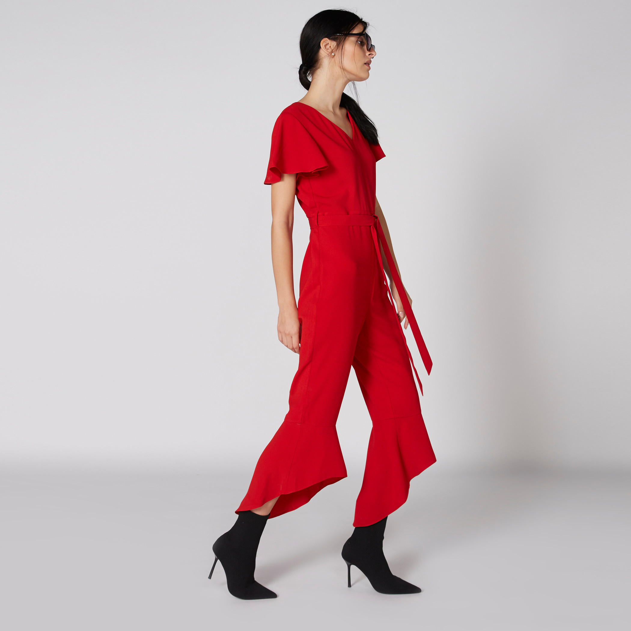 Elle V-Neck Jumpsuit with Flared Sleeves-women-clothing-jumpsuits-image-4