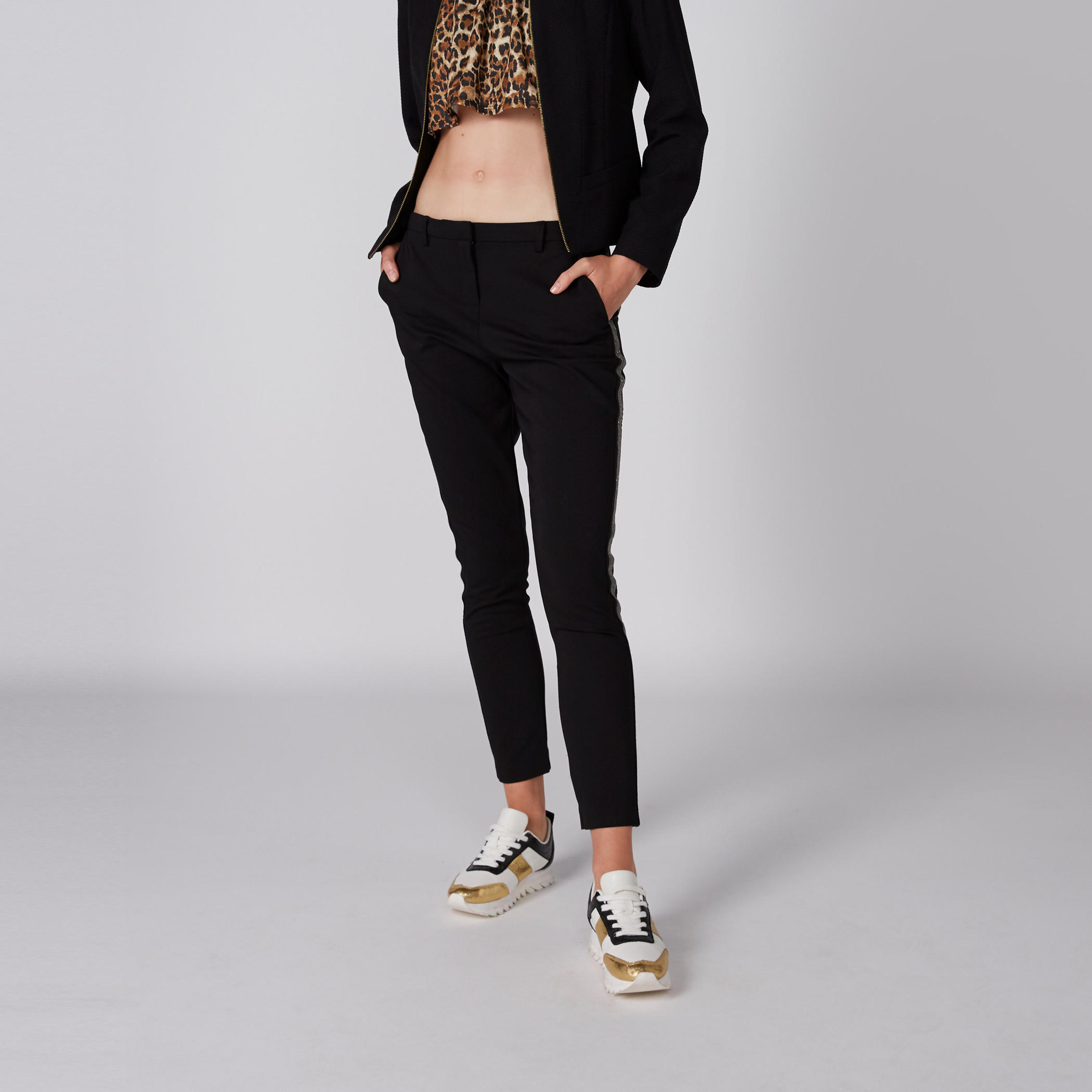 Elle Full Length Trousers with Belt Loop and Pocket Detail-women-clothing-bottoms-trousers-image-9