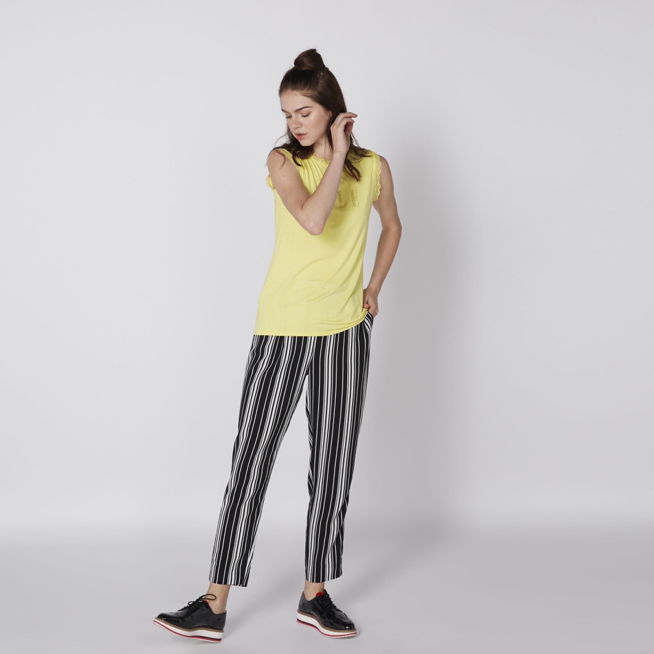 Elle Sleeveless Top with Round Neck and Lace Detail-women-clothing-tshirts-image-9