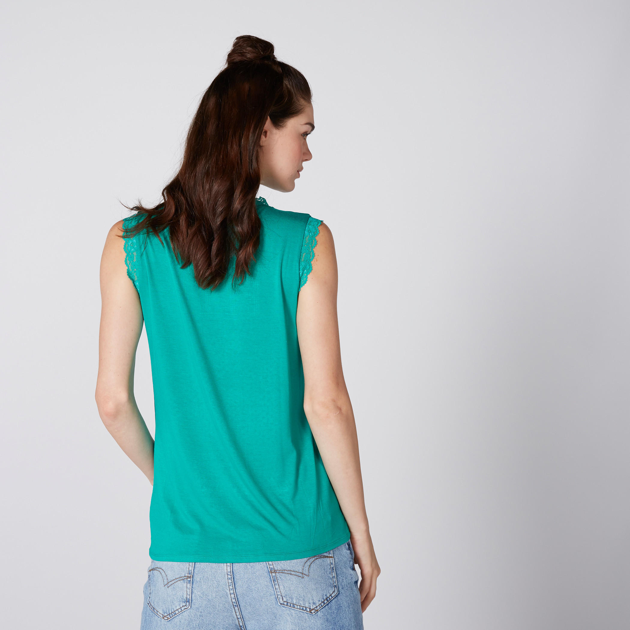 Elle Sleeveless Top with Round Neck and Lace Detail-women-clothing-tshirts-image-19