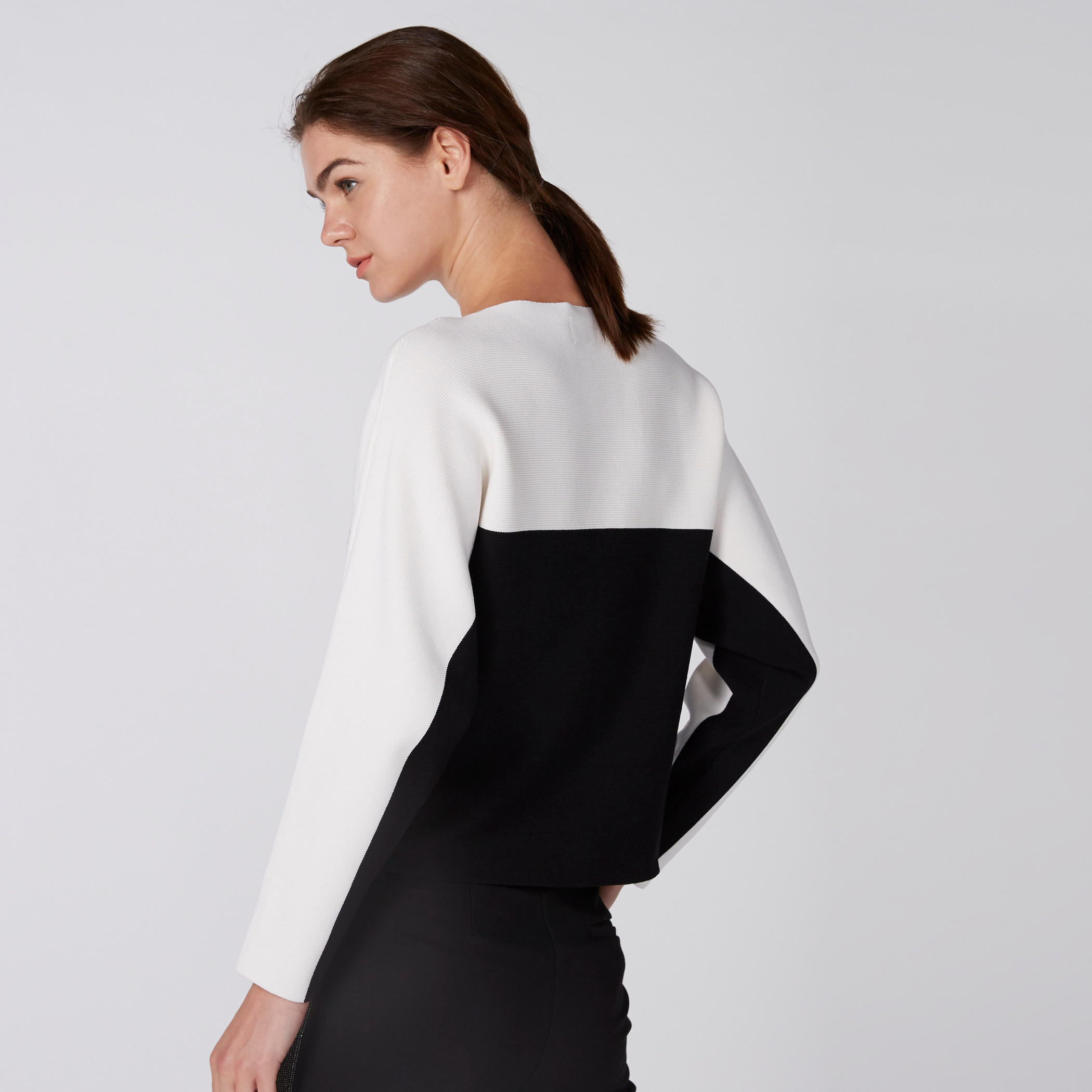 سويتر مضلّع بأكمام طويلة من إيل-women-clothing-cardigansandjumpers-jumpers-image-3