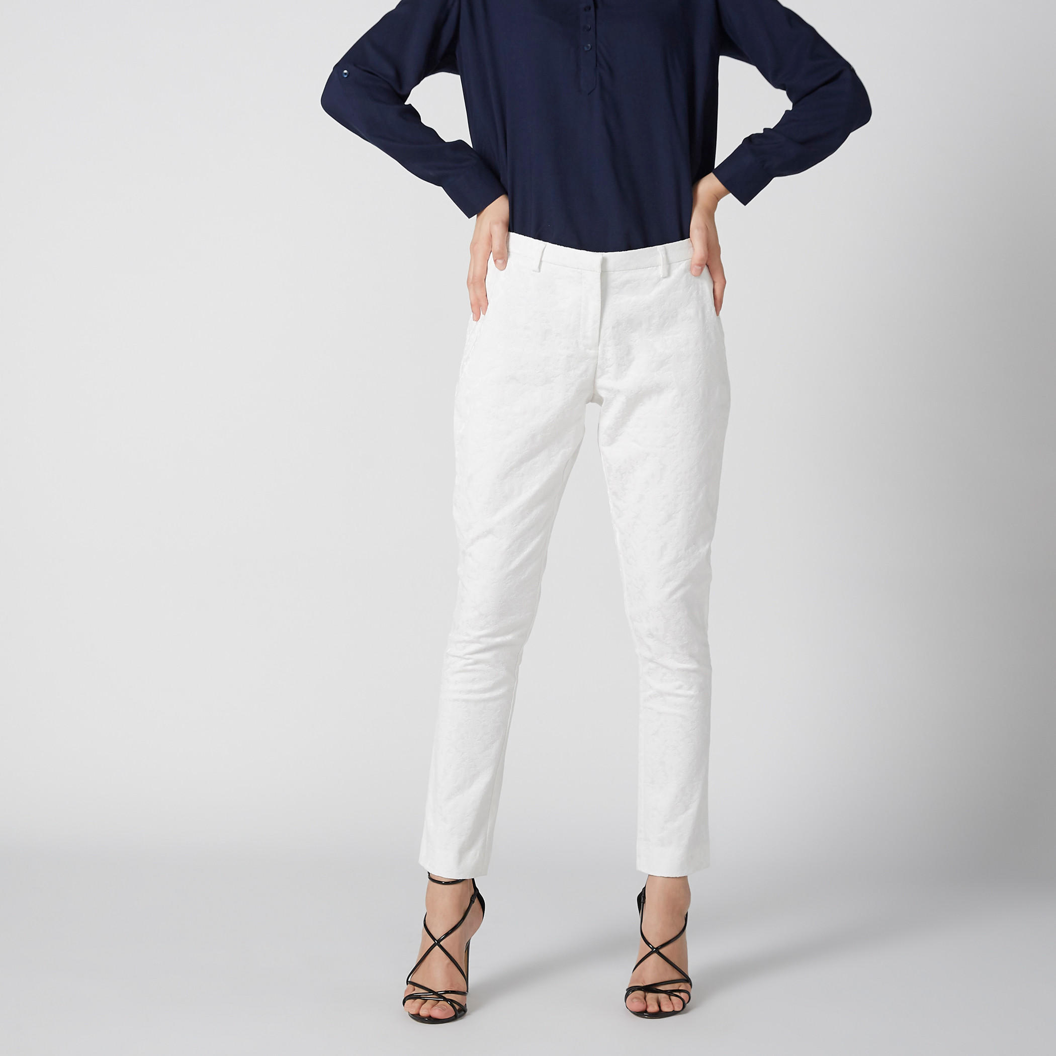 بنطال طويل بجيوب من إيل-women-clothing-bottoms-trousers-image-1