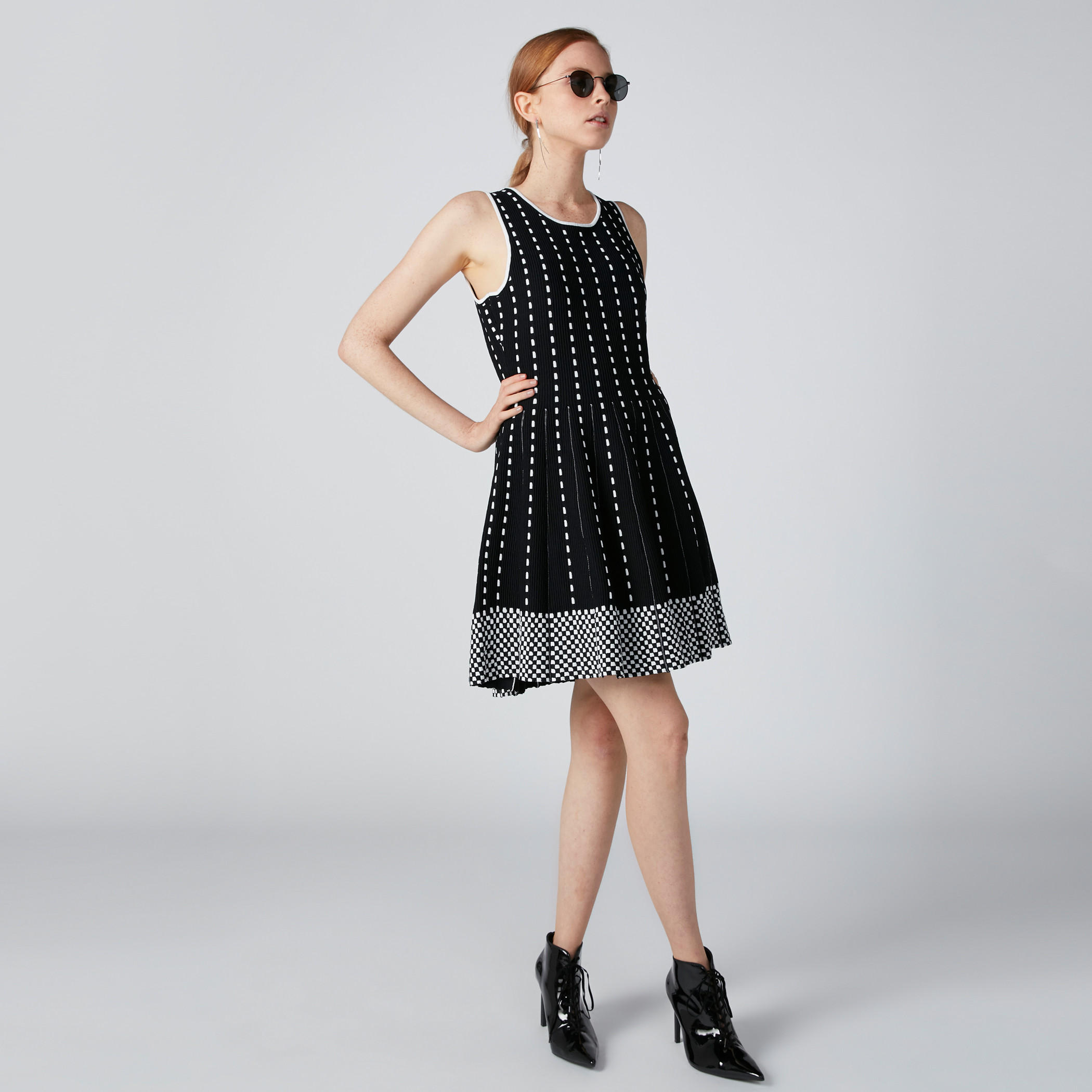 فستان واسع دون أكمام بياقة عميقة من إيل-women-clothing-dresses-image-3
