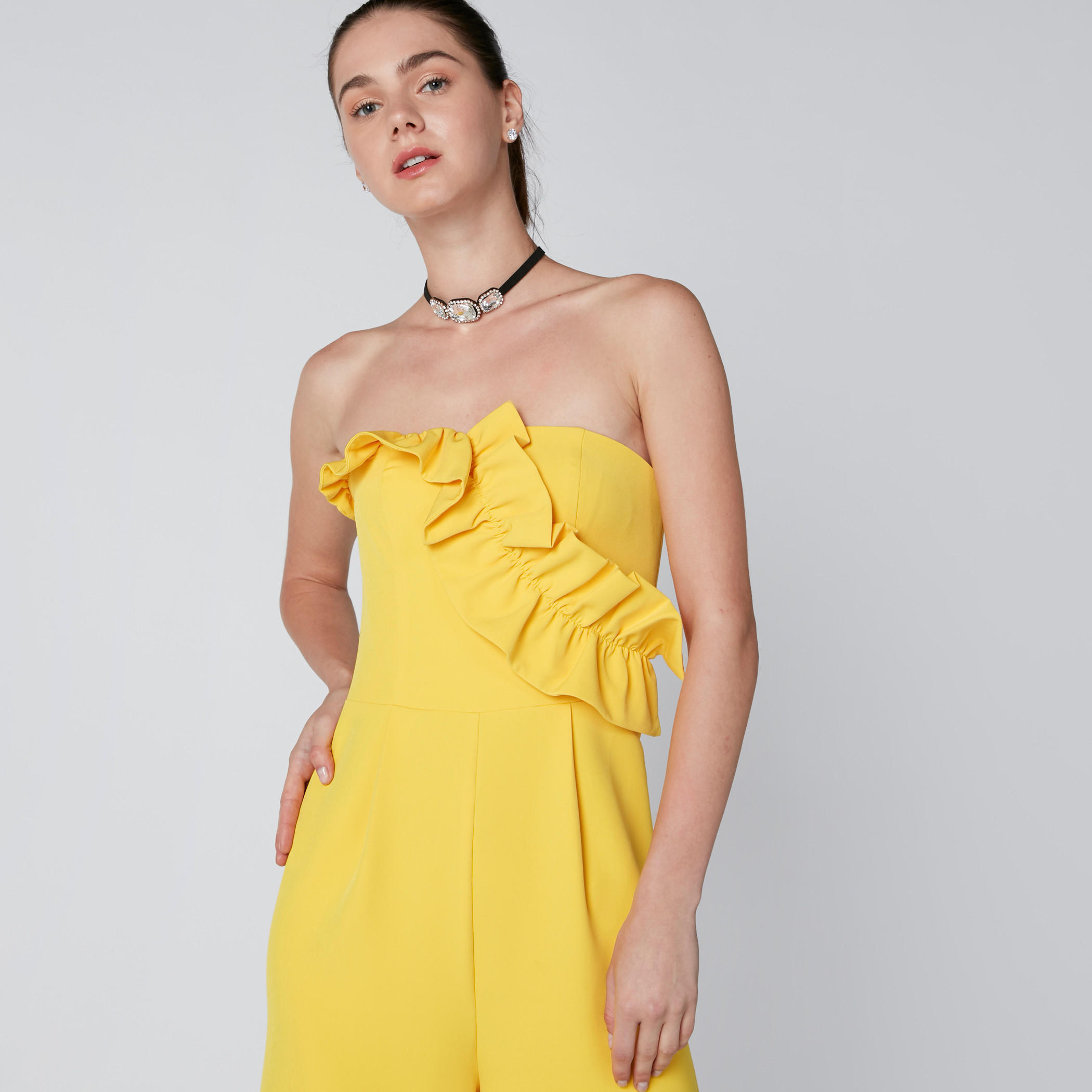 أفرول قصير دون حمالات من إيل-women-clothing-jumpsuits-image-3