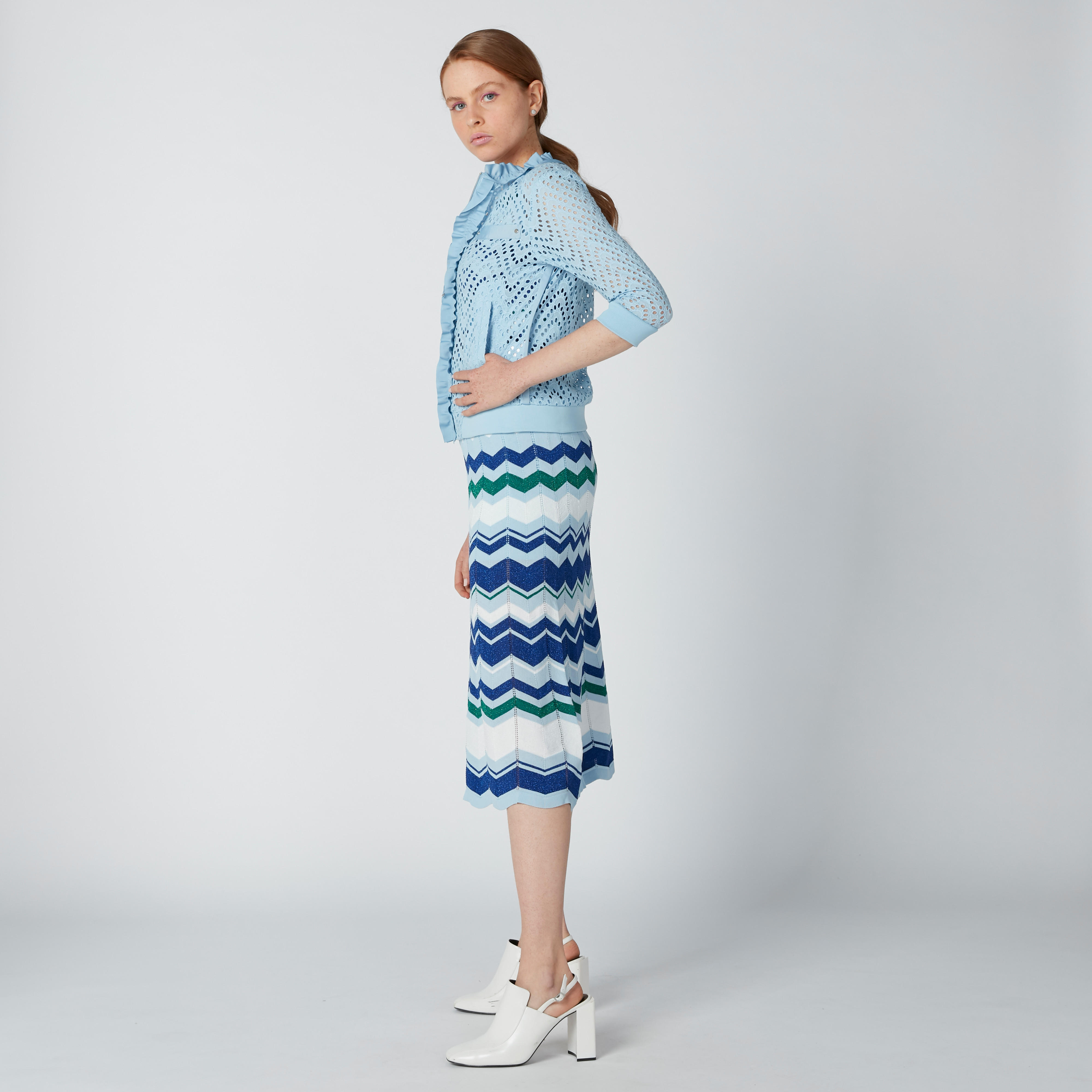 جاكيت بقصّة عاديّة وجيوب كانجارو وتفاصيل دانتيل من إيل-women-winterwear-coatsandjackets-jackets-image-3