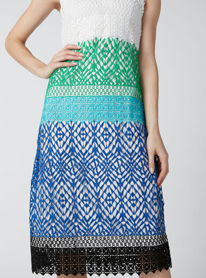 فستان إيه لاين متوسط الطول دون أكمام بتفاصيل دانتيل من إيل-women-clothing-dresses-image-4