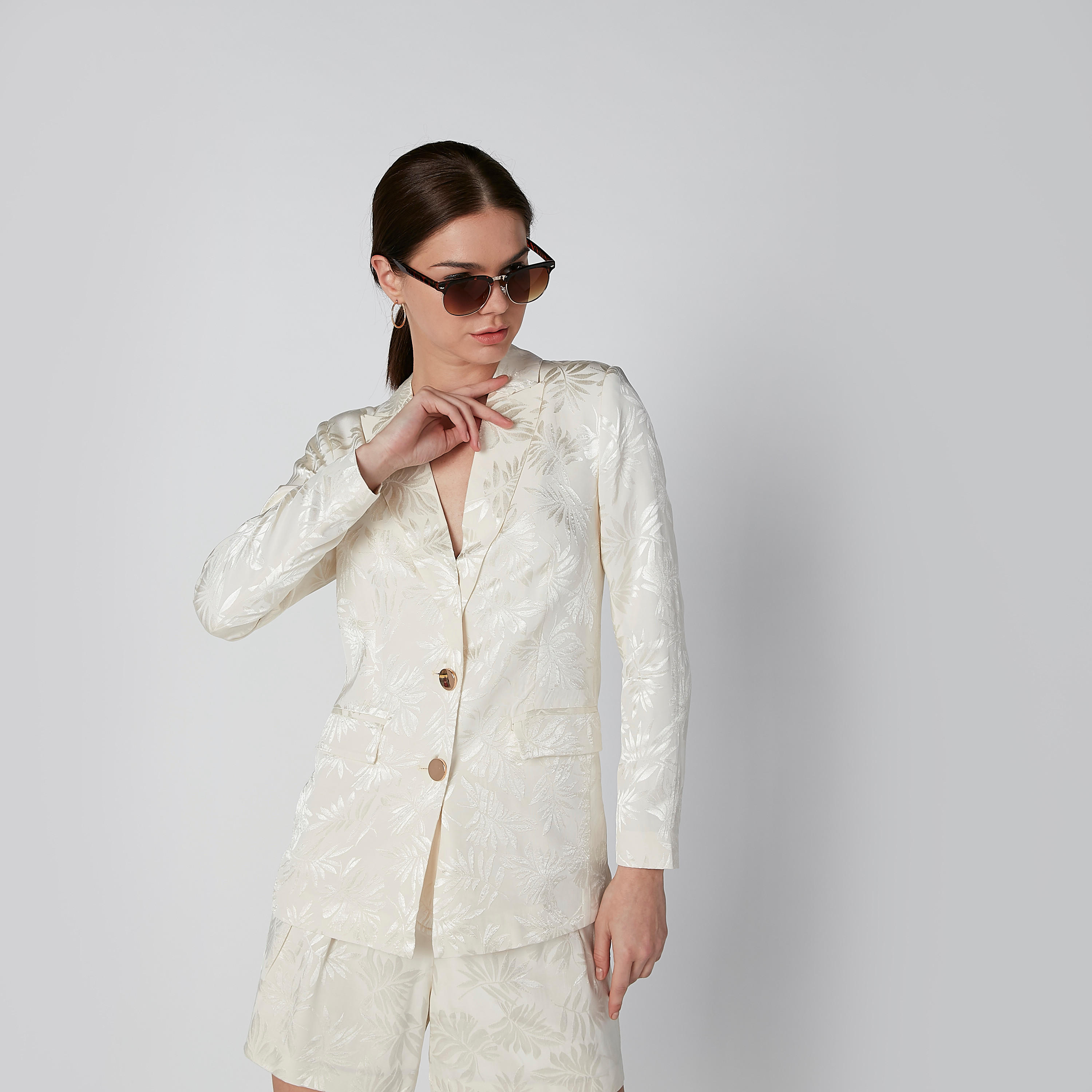 بليزر بأكمام طويلة وجيوب من إيل-women-clothing-coatsandjackets-blazers-image-3