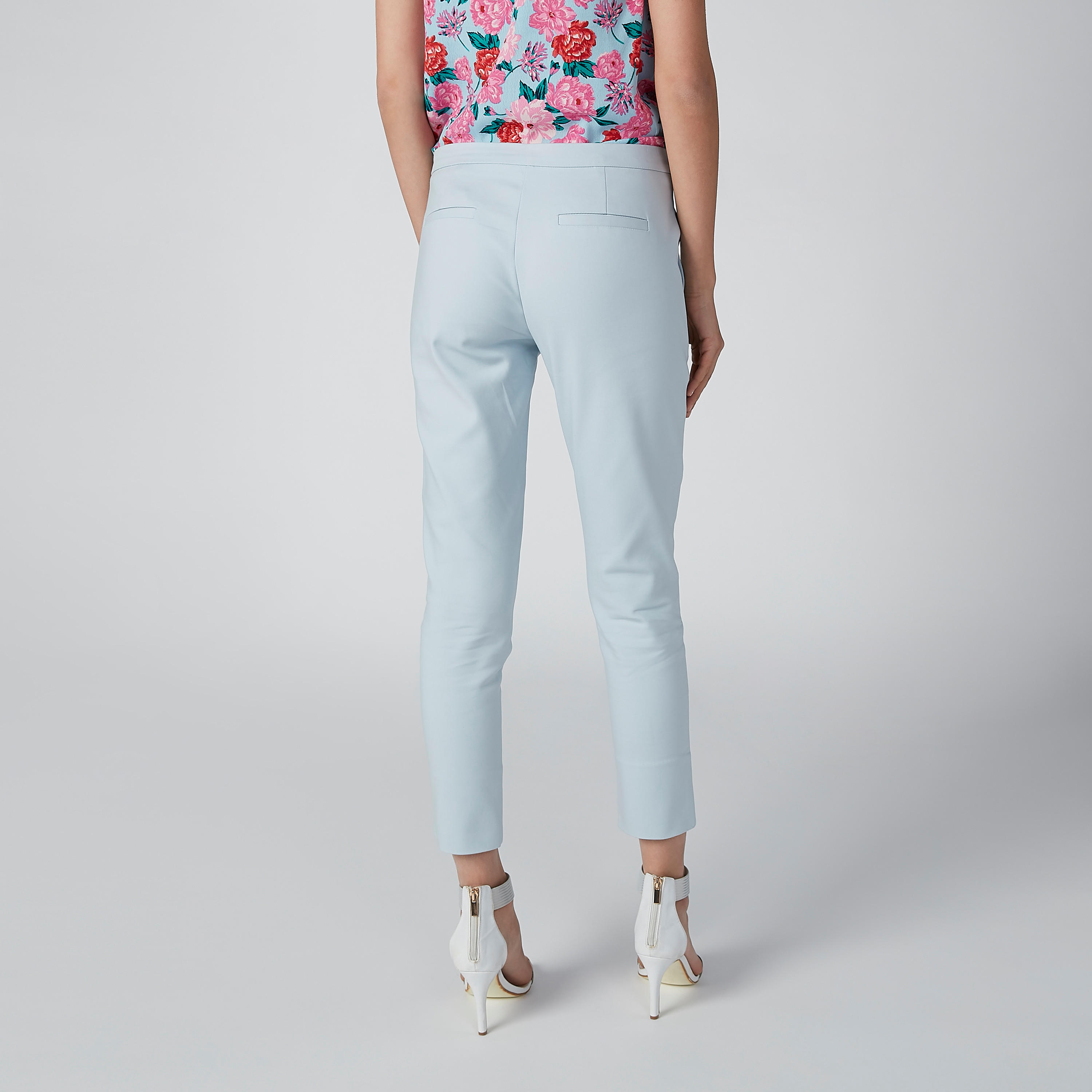بنطال سادة بجيوب وفتحة من إيل-women-clothing-bottoms-trousers-image-2