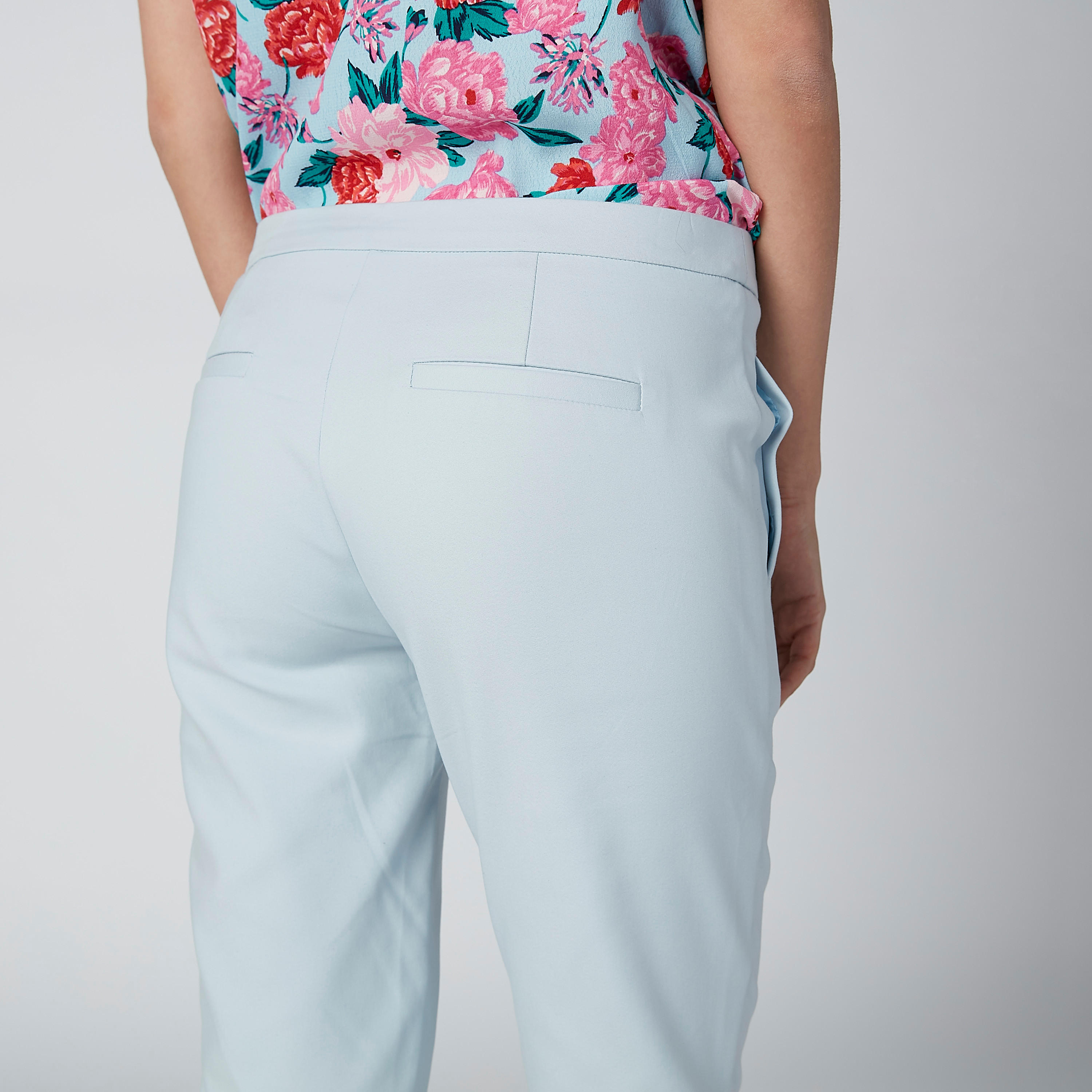بنطال سادة بجيوب وفتحة من إيل-women-clothing-bottoms-trousers-image-6
