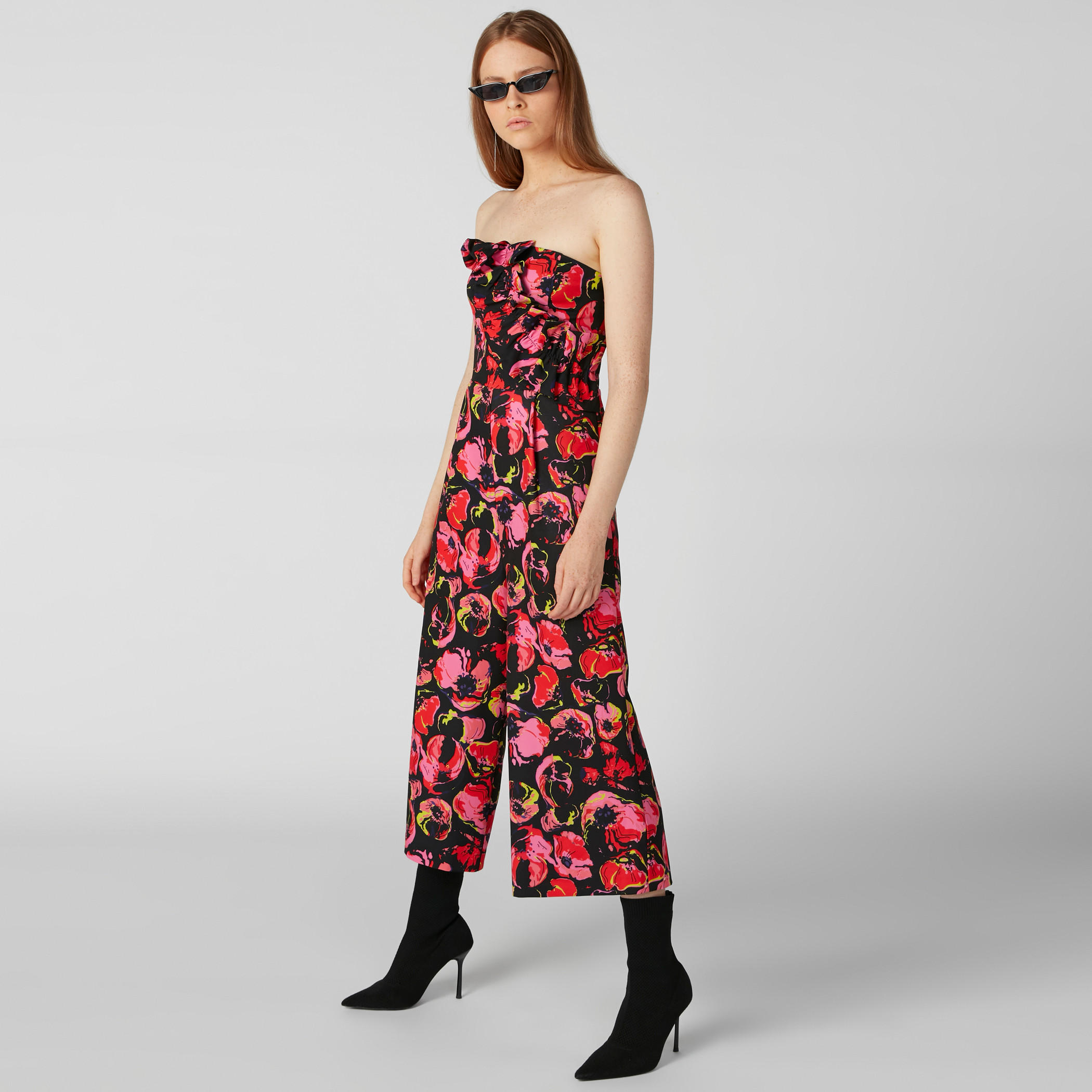 أفرول مكشوف الأكتاف بطبعات زهرية من إيل-women-clothing-jumpsuits-image-1