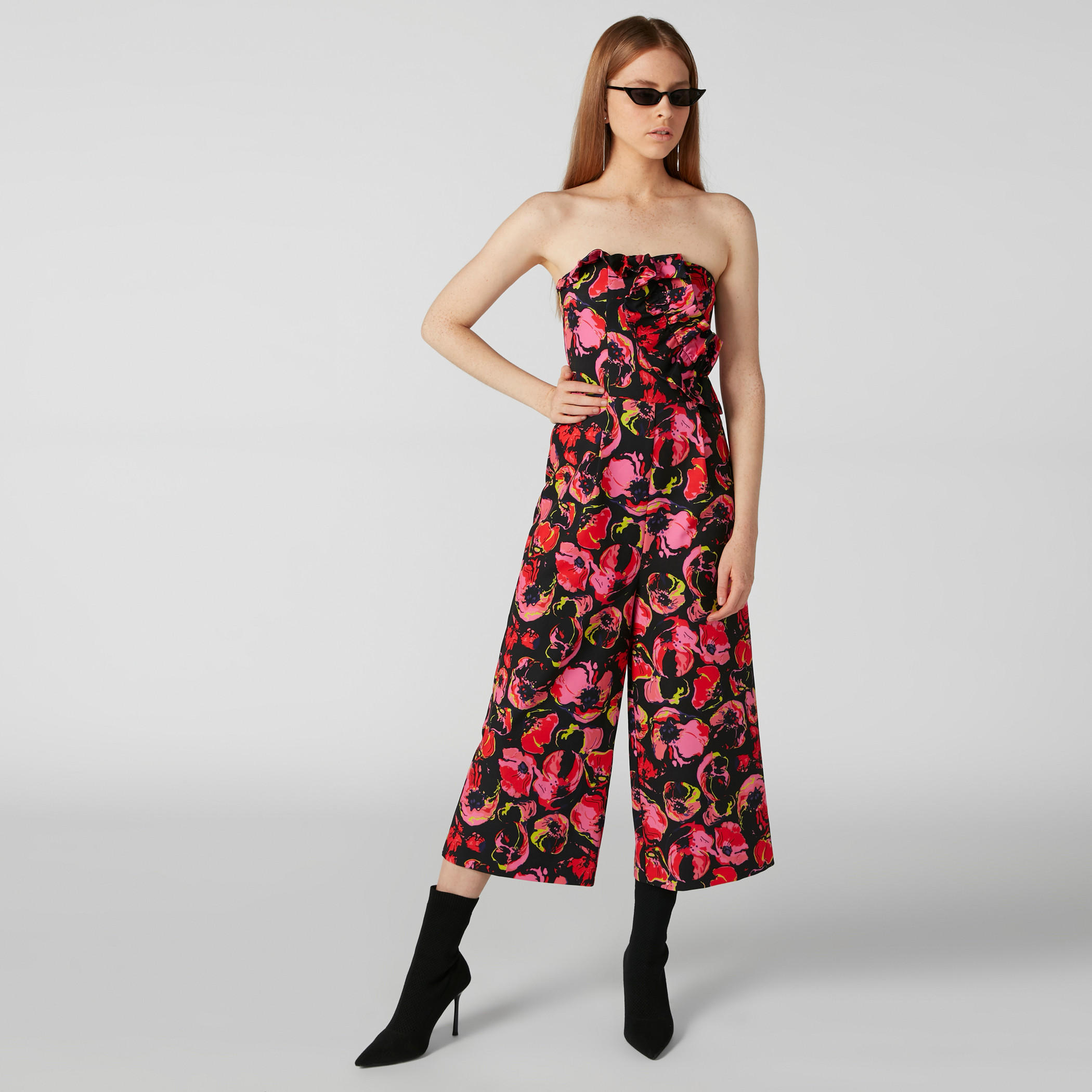 أفرول مكشوف الأكتاف بطبعات زهرية من إيل-women-clothing-jumpsuits-image-3