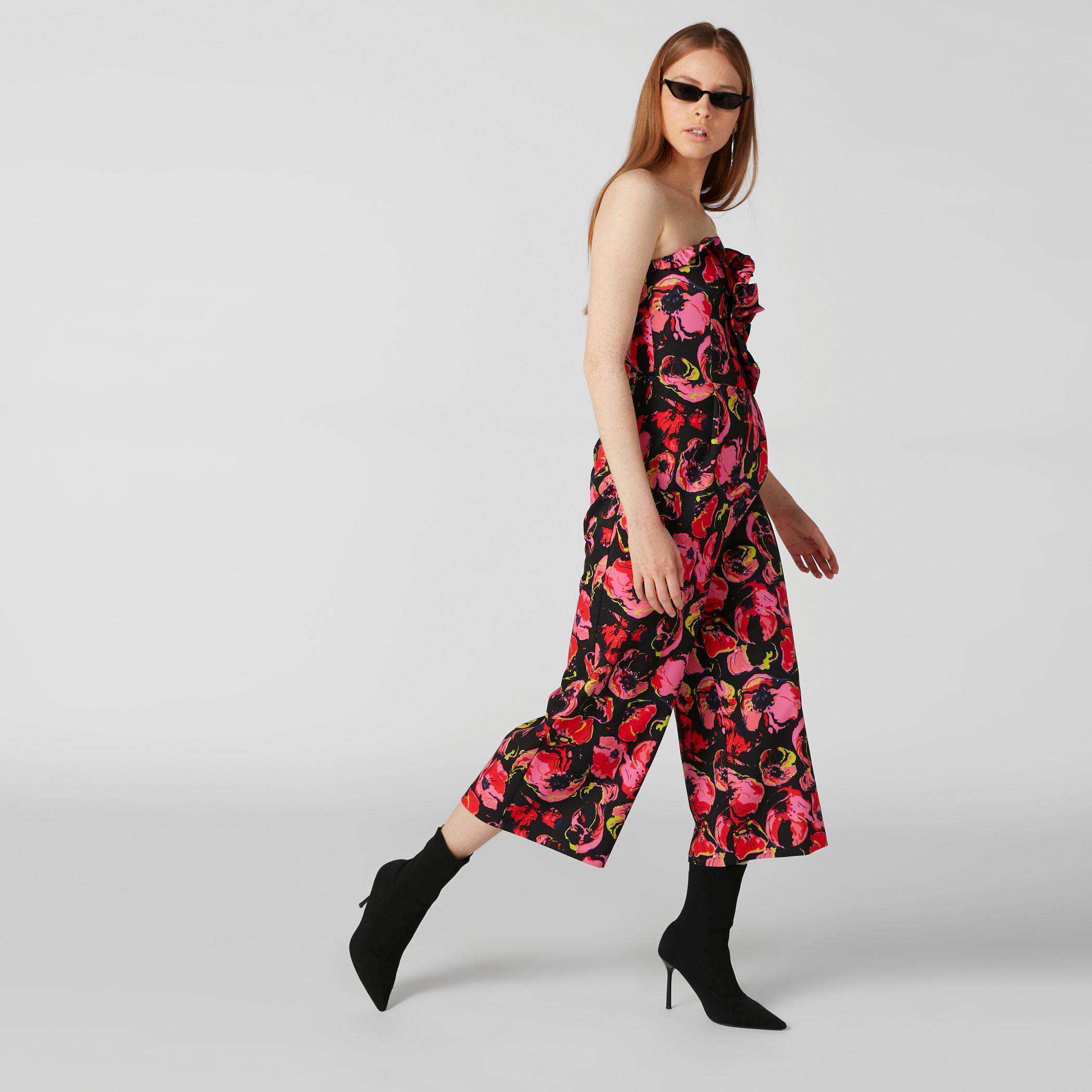 أفرول مكشوف الأكتاف بطبعات زهرية من إيل-women-clothing-jumpsuits-image-4