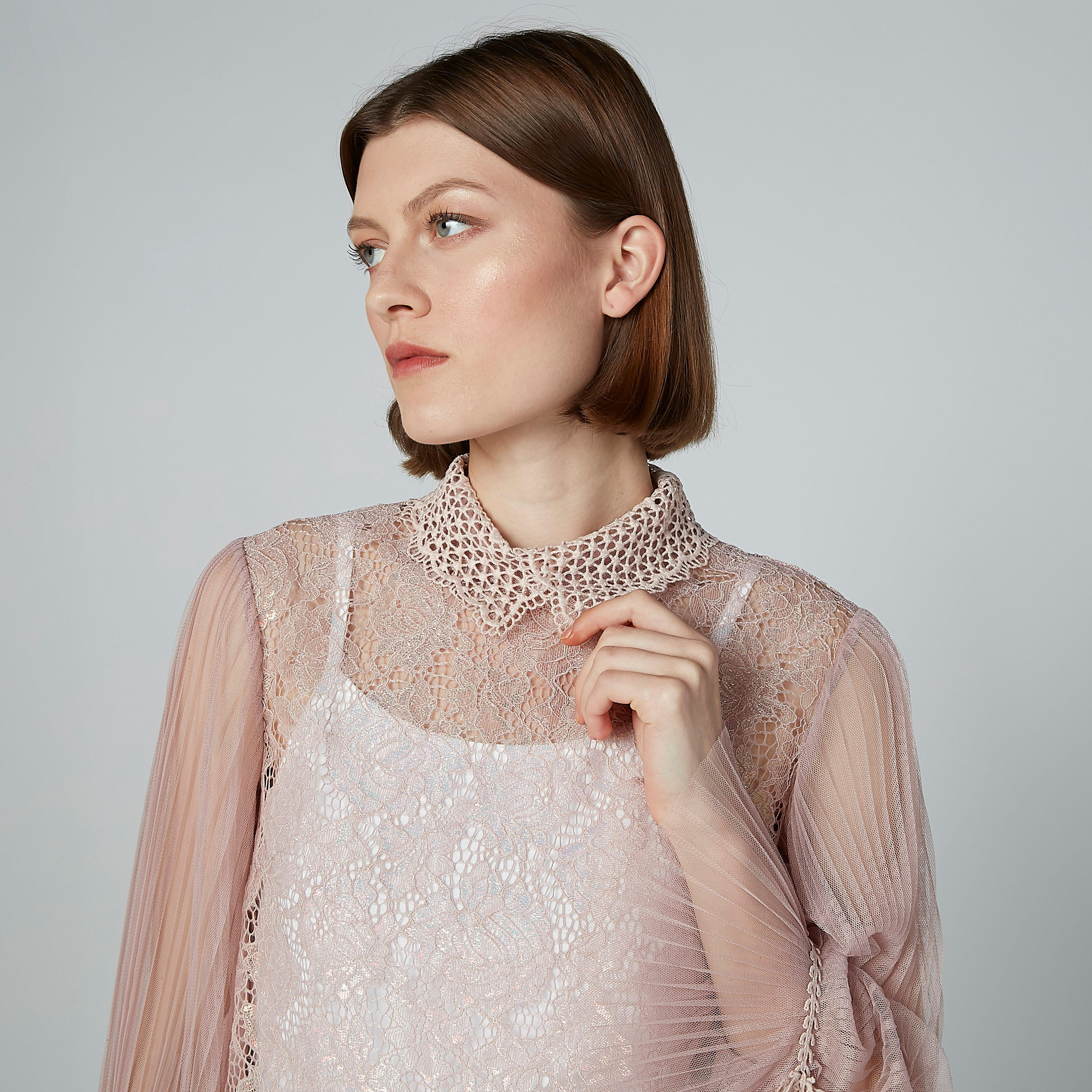 ELLE Lace Top with Collar and Zip Closure-women-clothing-shirtsandblouses-blouses-image-4