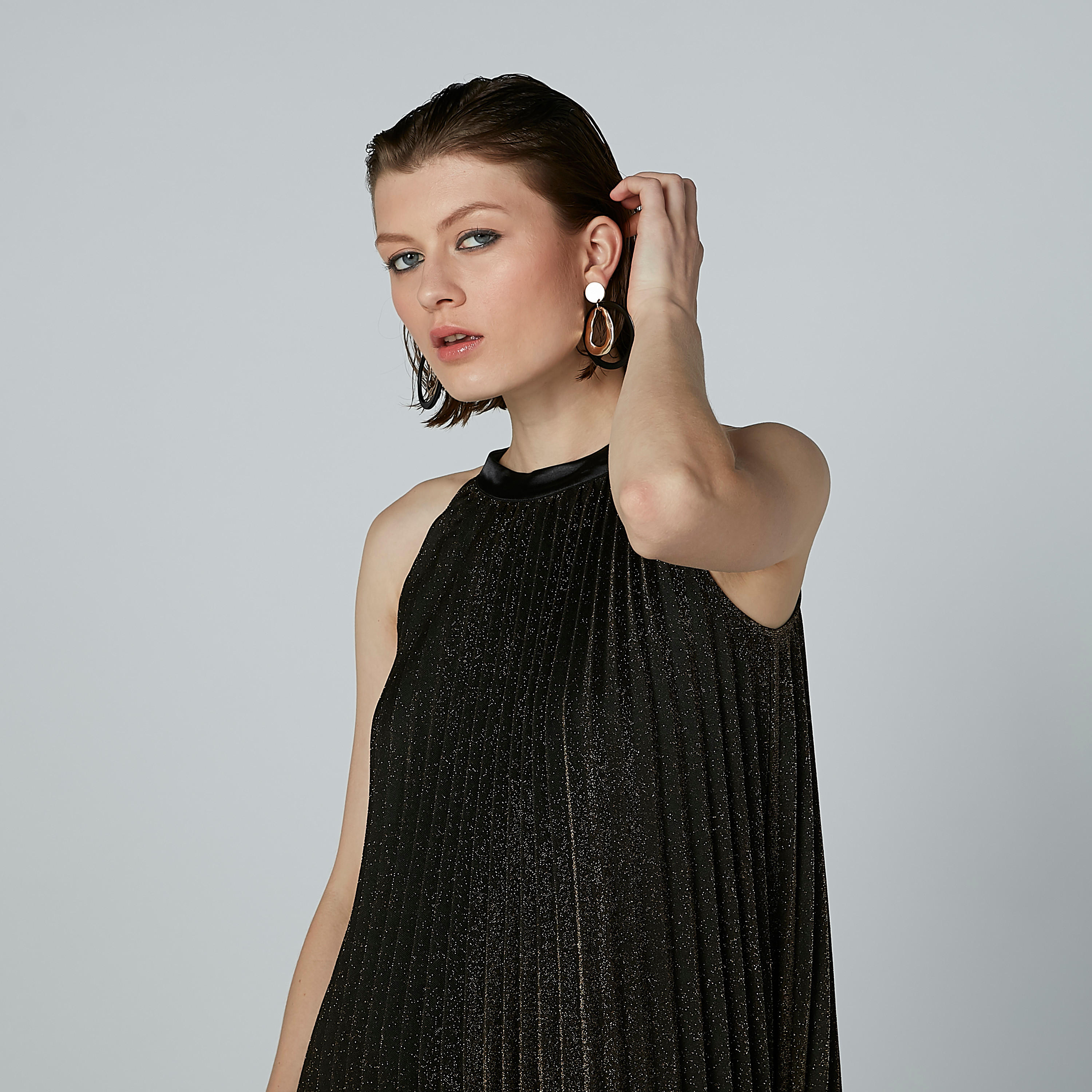 فستان واسع قصير من إيل-women-clothing-dresses-image-5