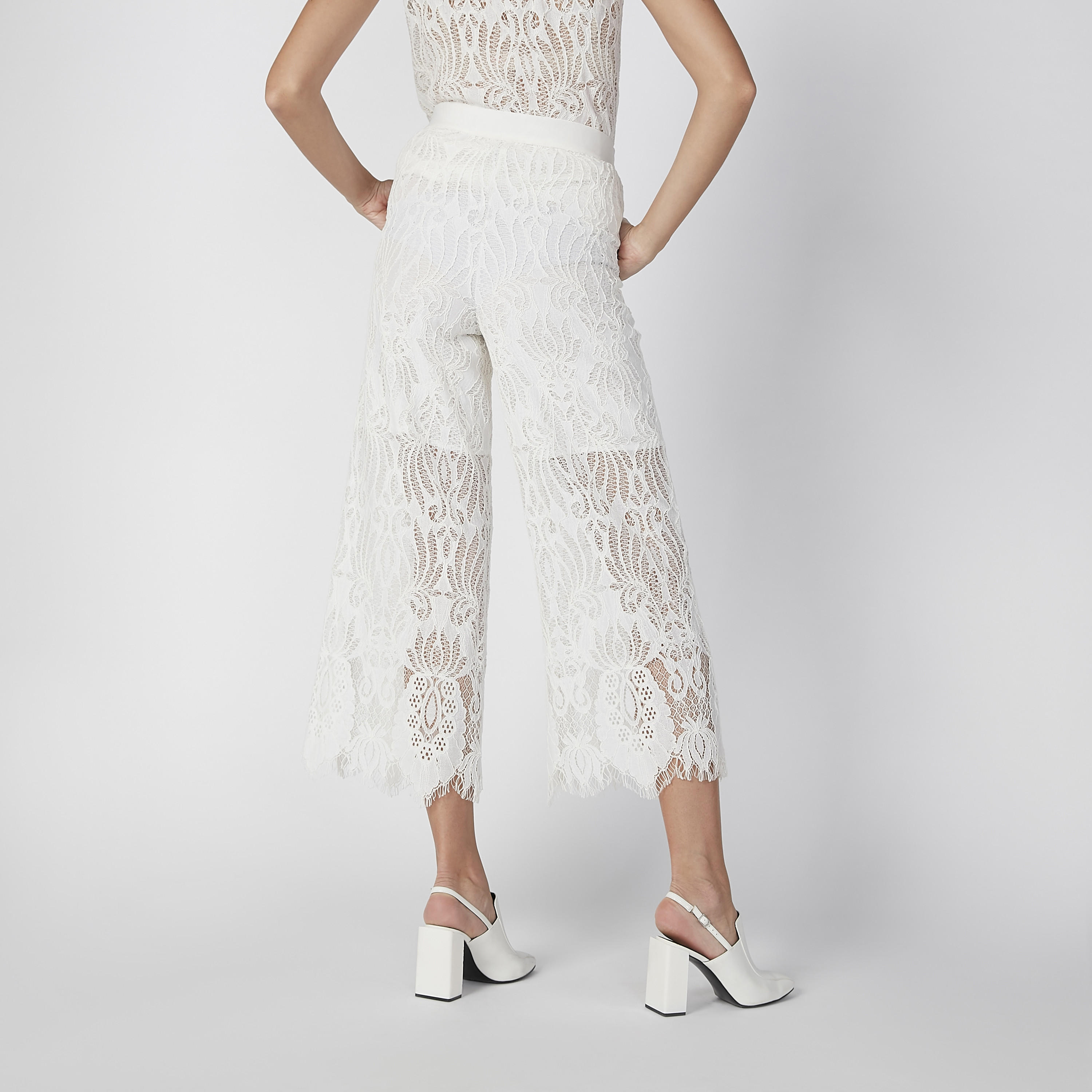ELLE Lace Culottes with Pocket Detail-women-clothing-bottoms-trousers-image-2