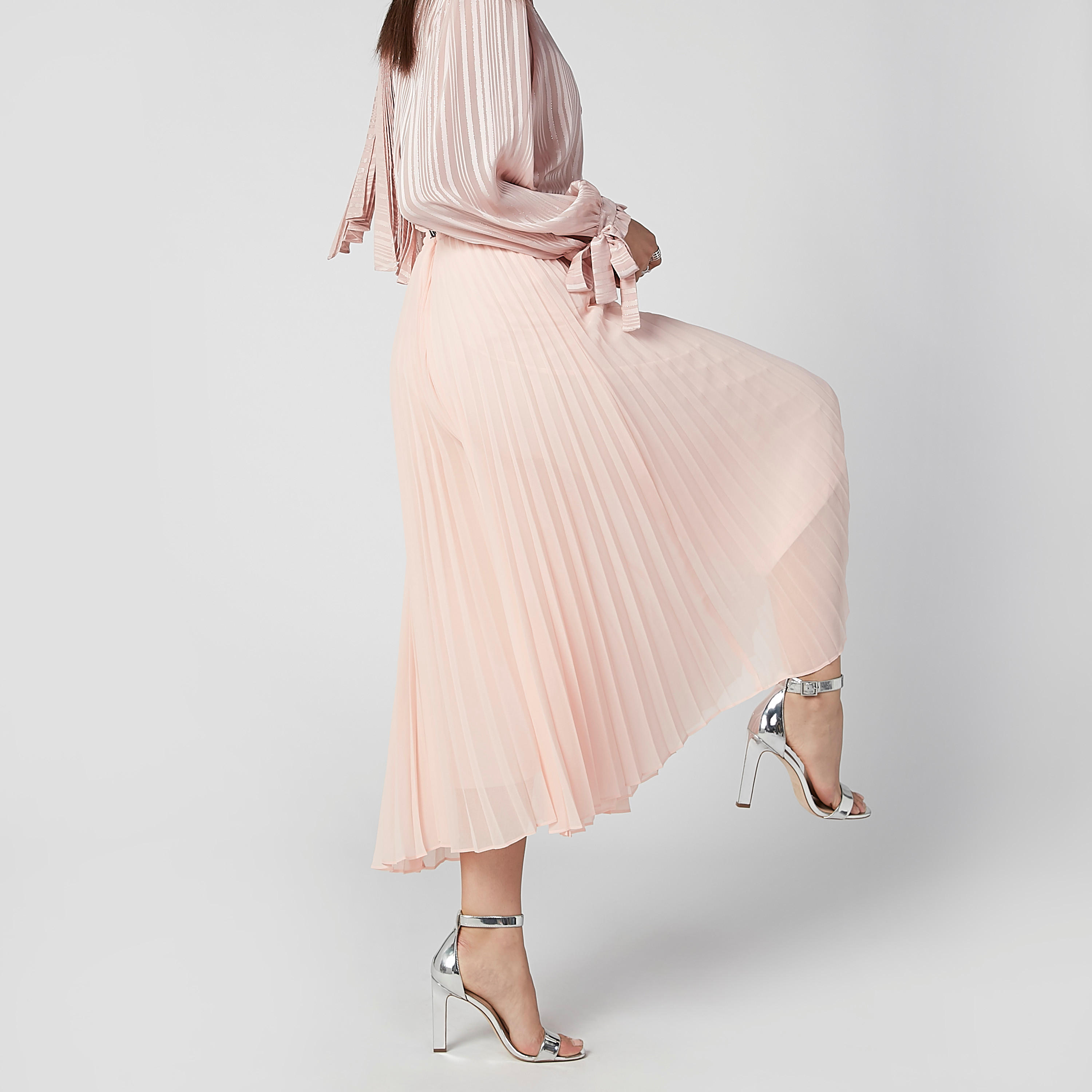 ELLE Wide Fit Pleated Culottes with Drawstring-women-clothing-bottoms-trousers-image-7