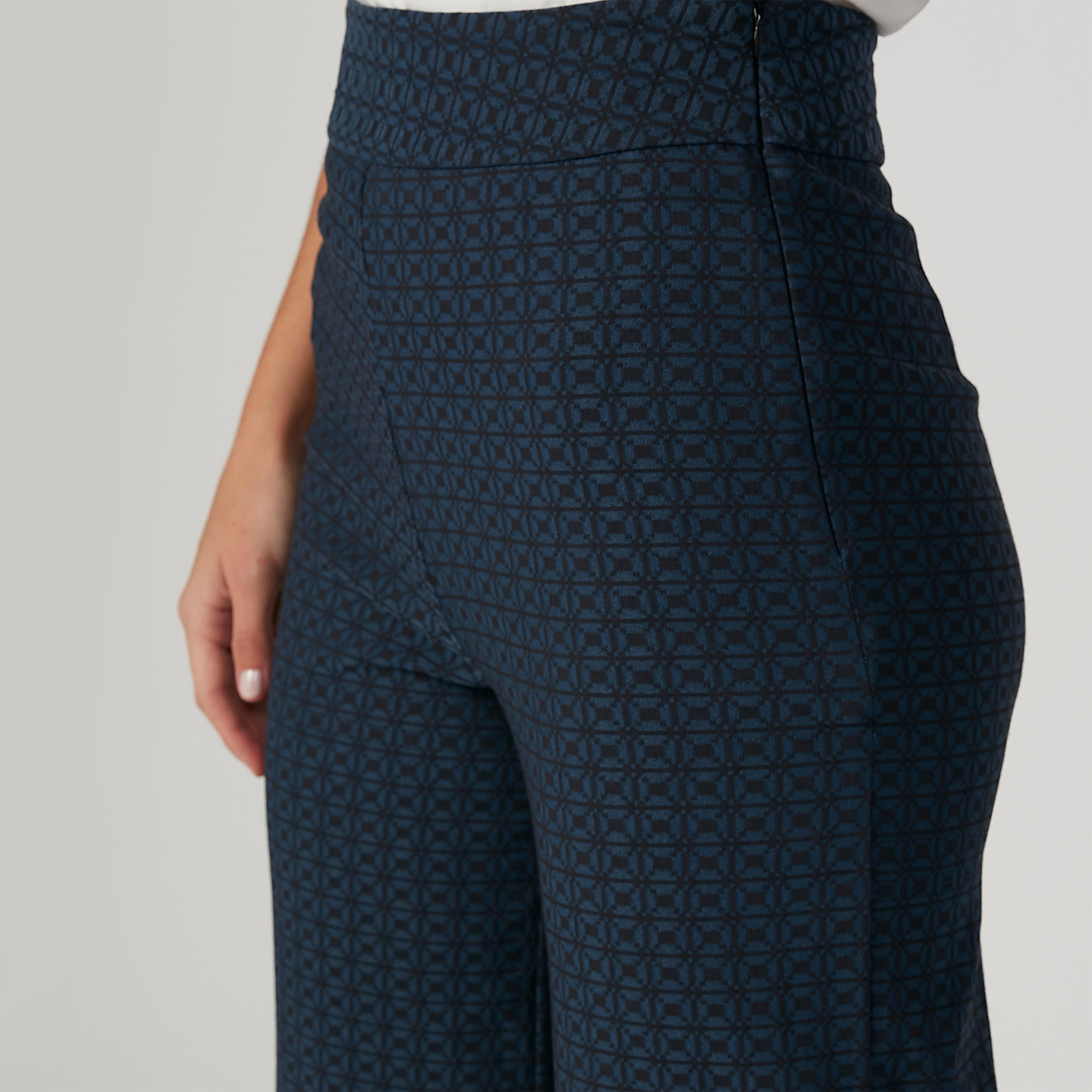 بنطلون بالازو بقصّة واسعة وخصر متوسط الارتفاع من إيل-women-clothing-bottoms-trousers-image-5