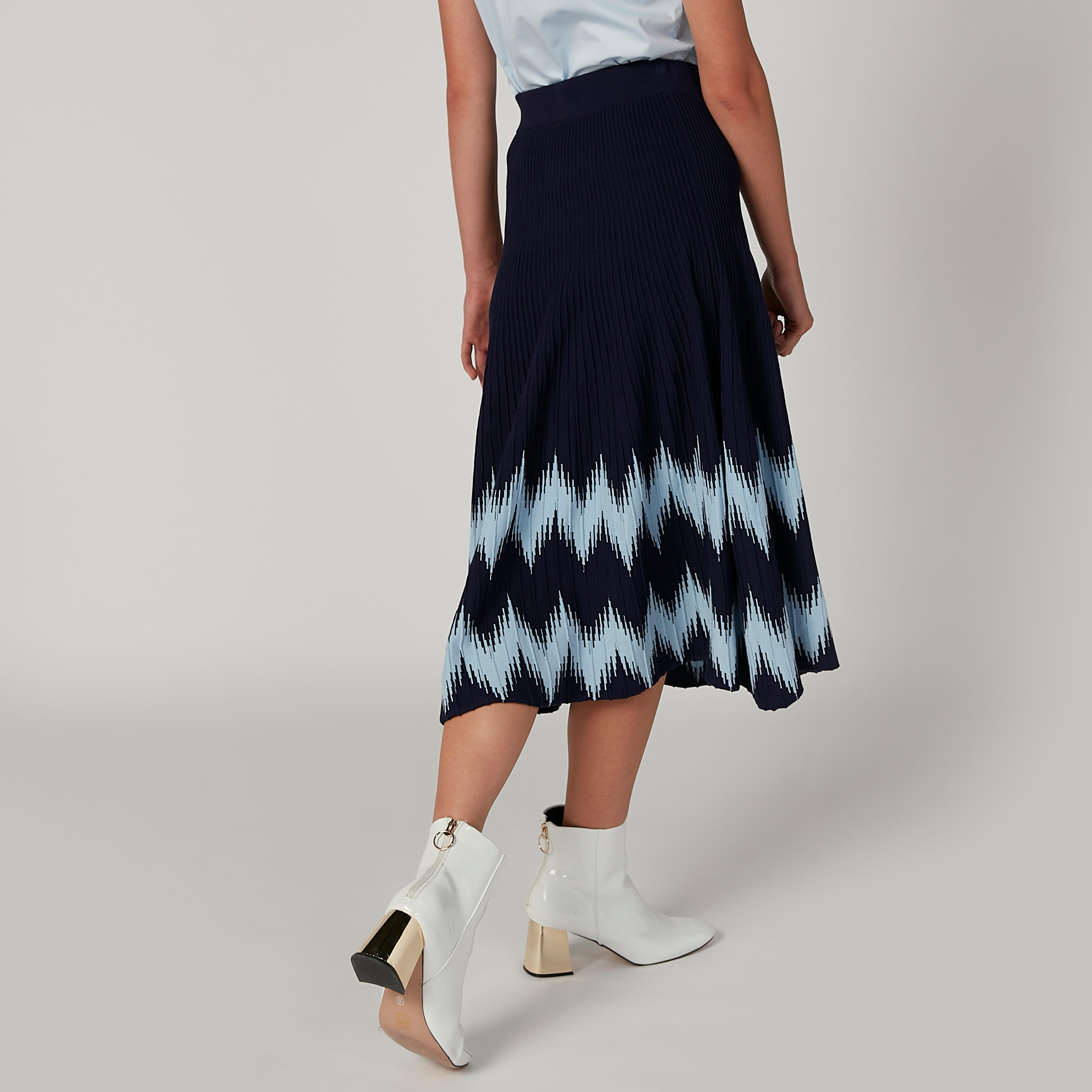 تنورة ميدي إيه لاين بطبعات من إيل-women-clothing-bottoms-skirts-image-3