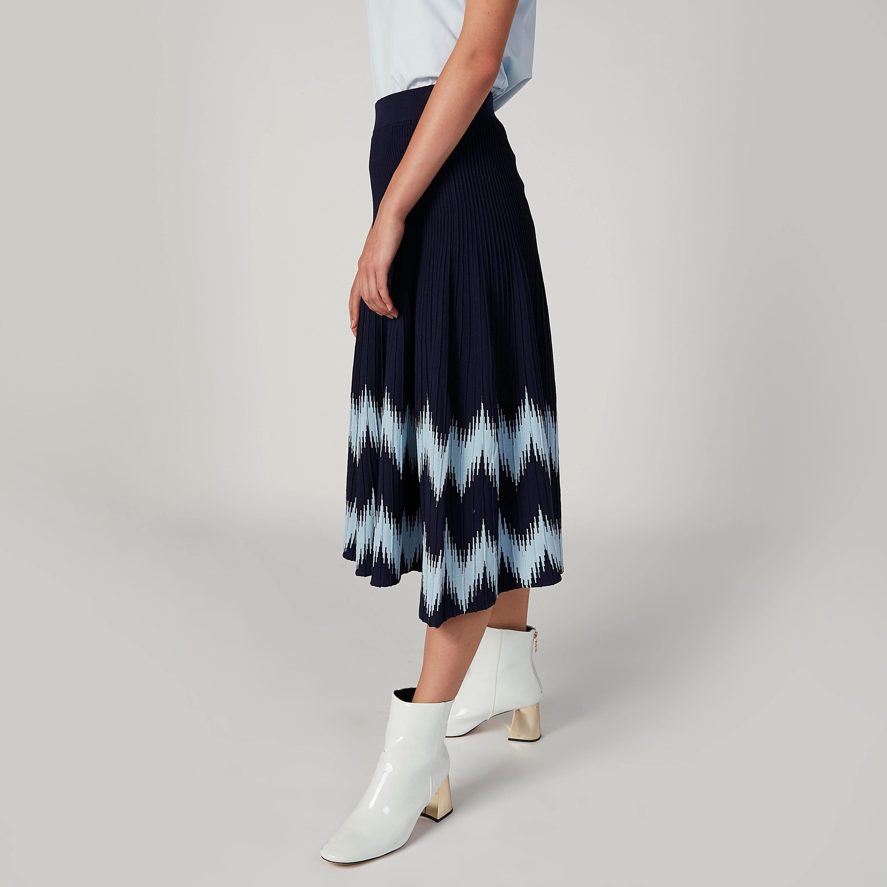 تنورة ميدي إيه لاين بطبعات من إيل-women-clothing-bottoms-skirts-image-4