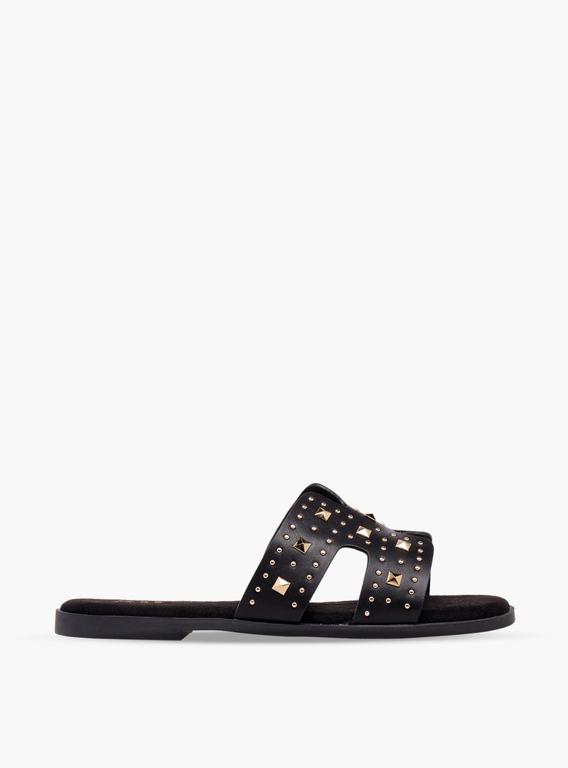 صندل بزينة ميتالك للنساء من إكس تي آي-women-shoes-flats-sandals-image-3