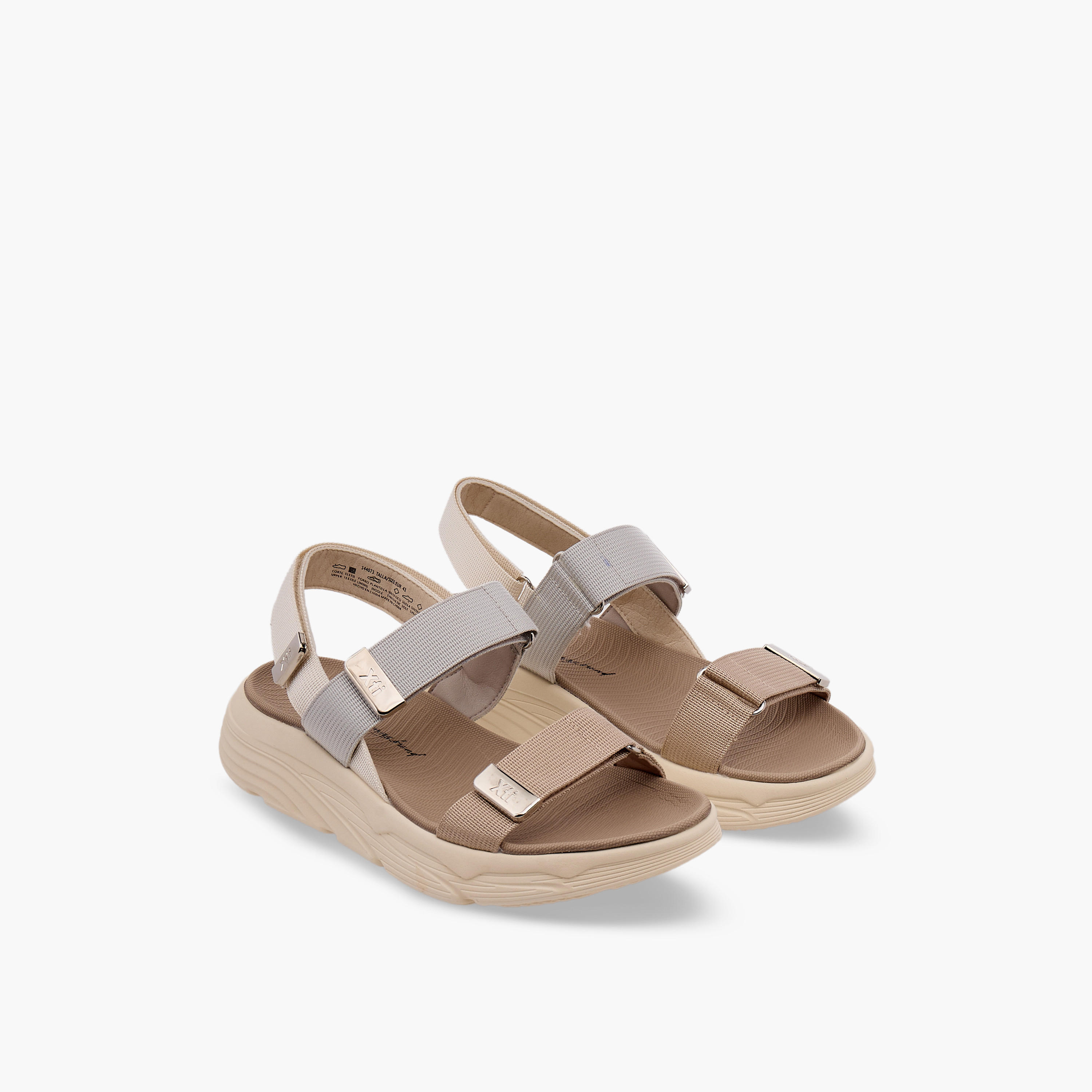 صندل بشريط إغلاق لاصق للنساء من إكس تي آي-women-shoes-flats-sandals-image-1