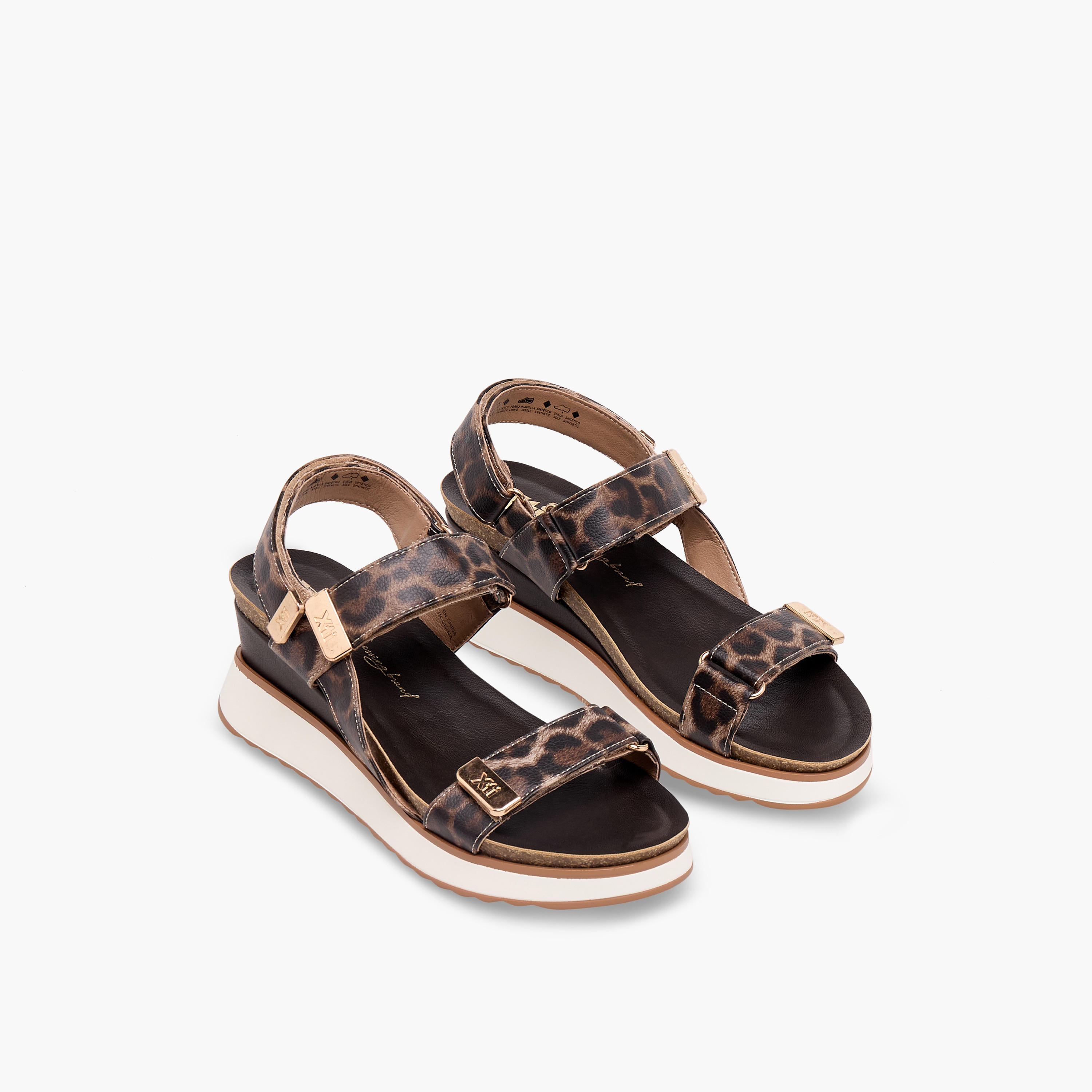 صندل بكعب ويدج وطبعات للنساء من إكس تي آي-women-shoes-sandals-heeled-image-1