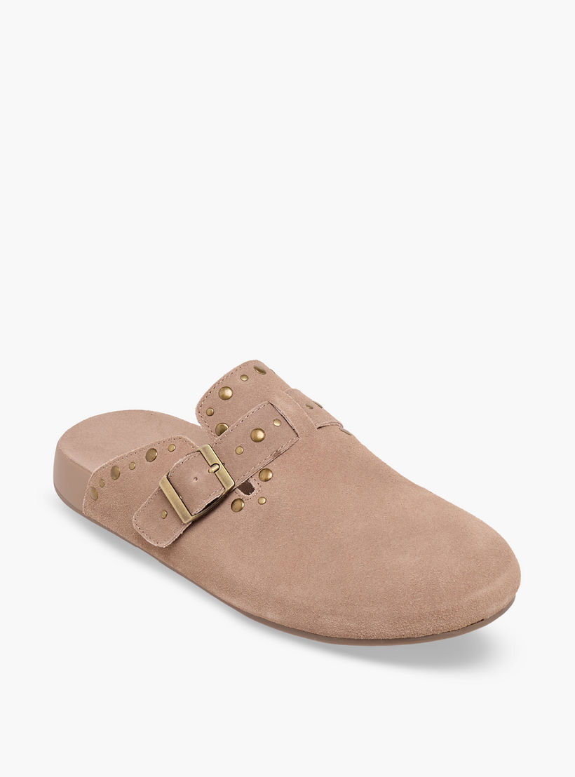 حذاء ميول جلد المرصع للنساء من إكس تي آي-women-shoes-flats-mules-image-2