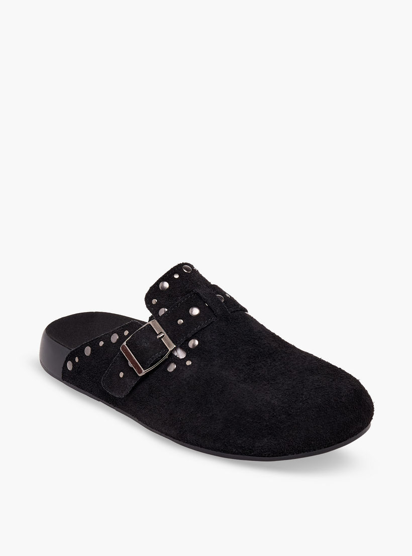 حذاء ميول جلد المرصع للنساء من إكس تي آي-women-shoes-flats-mules-image-2