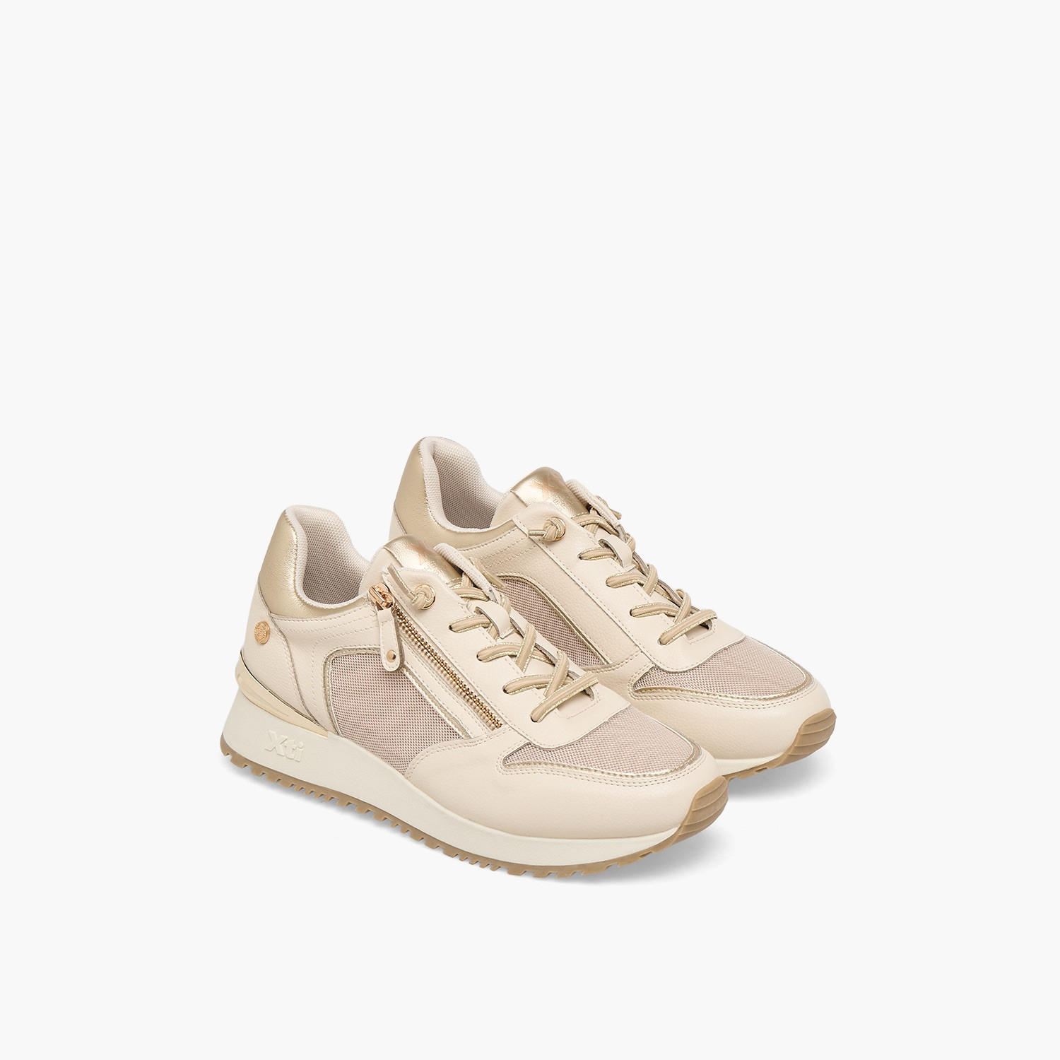 حذاء سنيكرز نسائي برقبة كاحل بكعب إسفين بارز الملمس من إكس تي آي-women-shoes-sneakers-image-1