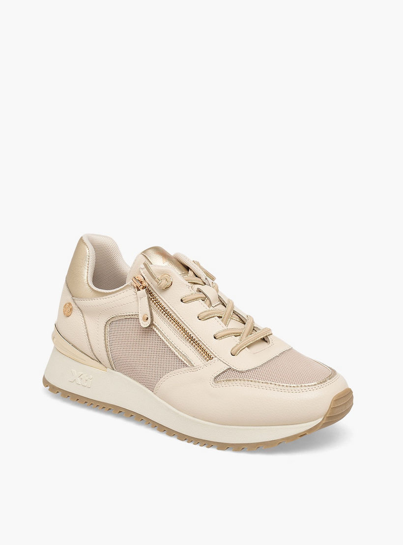 حذاء سنيكرز نسائي برقبة كاحل بكعب إسفين بارز الملمس من إكس تي آي-women-shoes-sneakers-image-2
