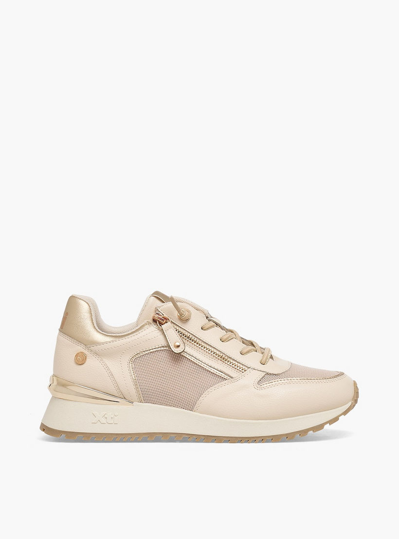 حذاء سنيكرز نسائي برقبة كاحل بكعب إسفين بارز الملمس من إكس تي آي-women-shoes-sneakers-image-3