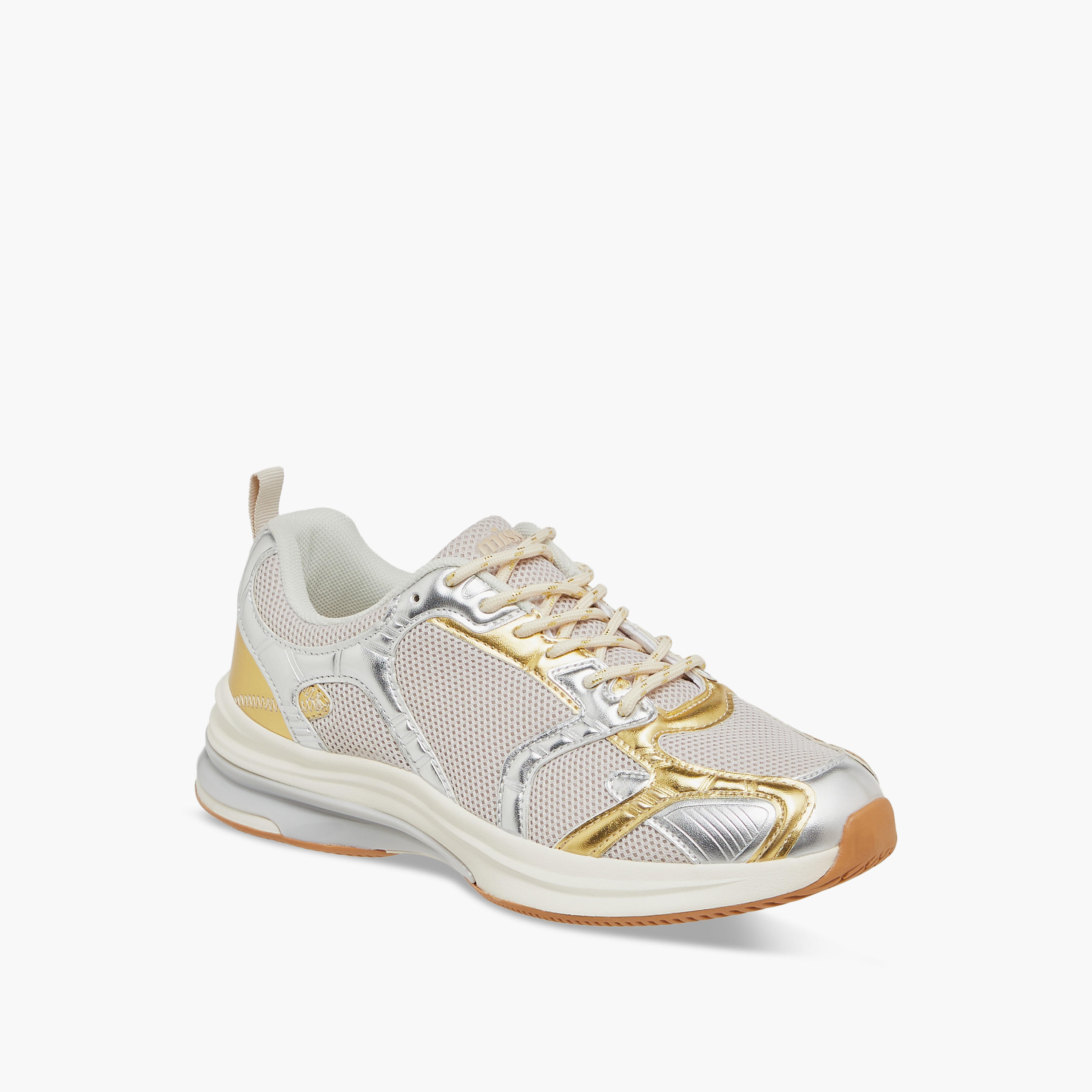 Missy Panelled Sneakers with Lace-Up Closure-women-shoes-sneakers-image-2