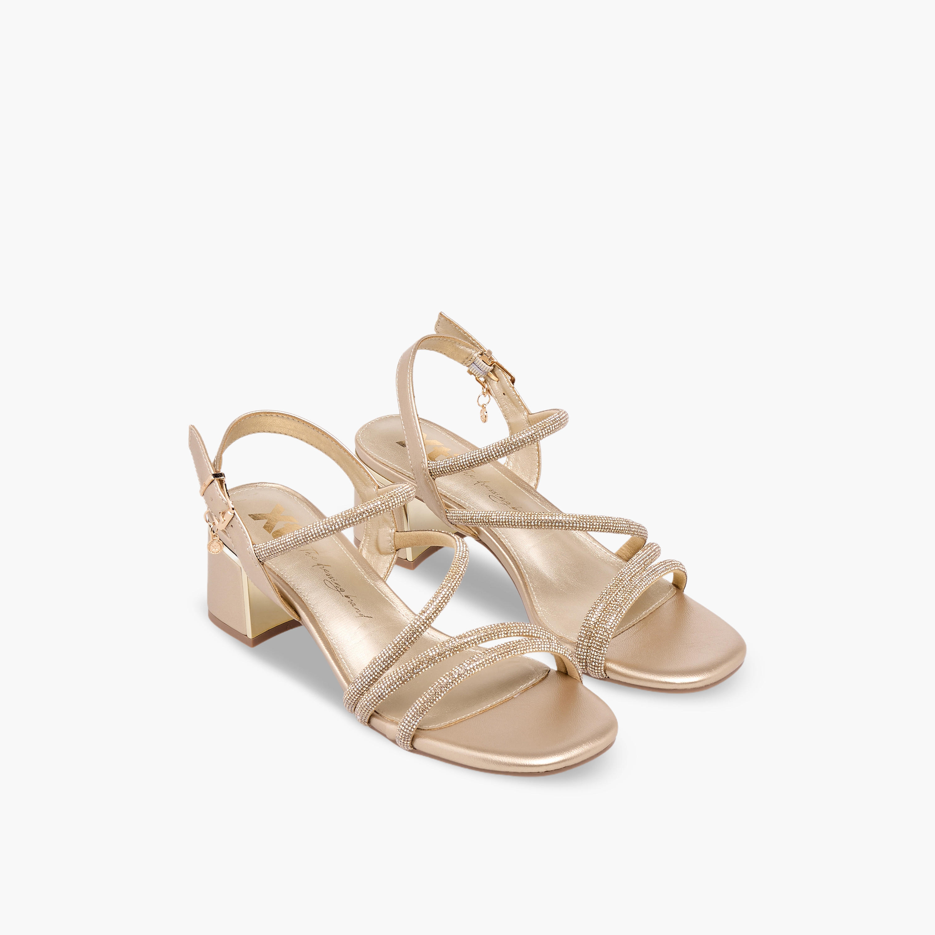 صندل بكعب عريض مزين للنساء من إكس تي آي-women-shoes-sandals-heeled-image-1