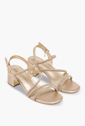 صندل بكعب عريض مزين للنساء من إكس تي آي-women-shoes-sandals-heeled-image-1