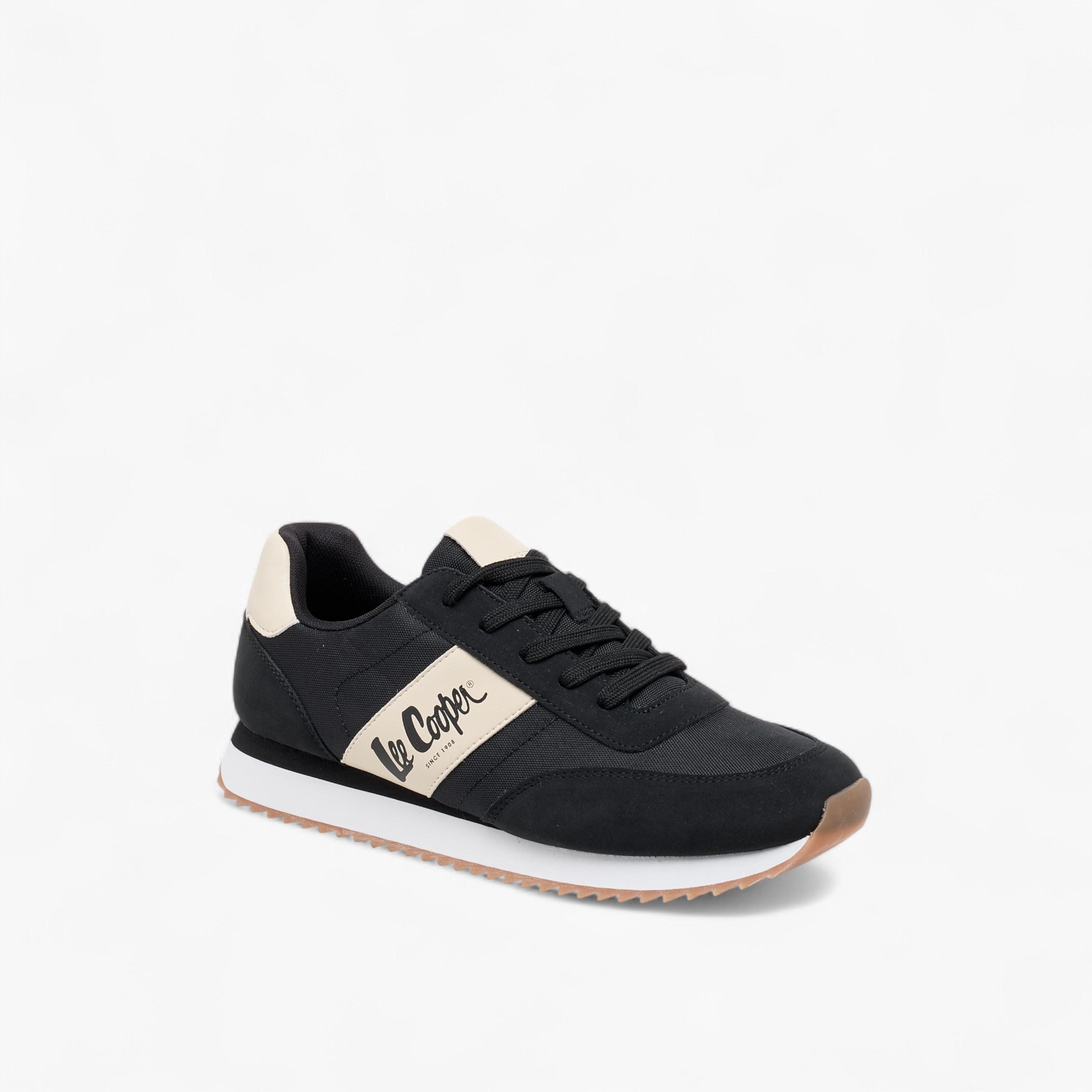 Lee Cooper Women's Panelled Lace-Up Sneakers-women-shoes-sneakers-image-3