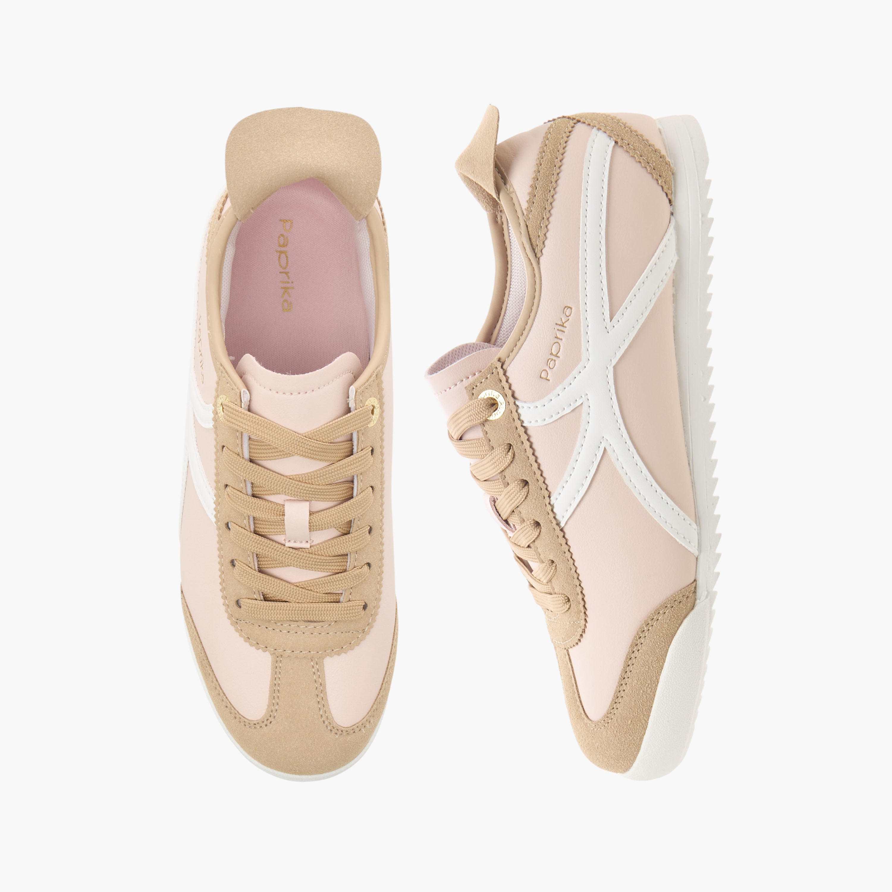Paprika Women Lace-Up Ankle Sneakers-women-shoes-sneakers-image-1