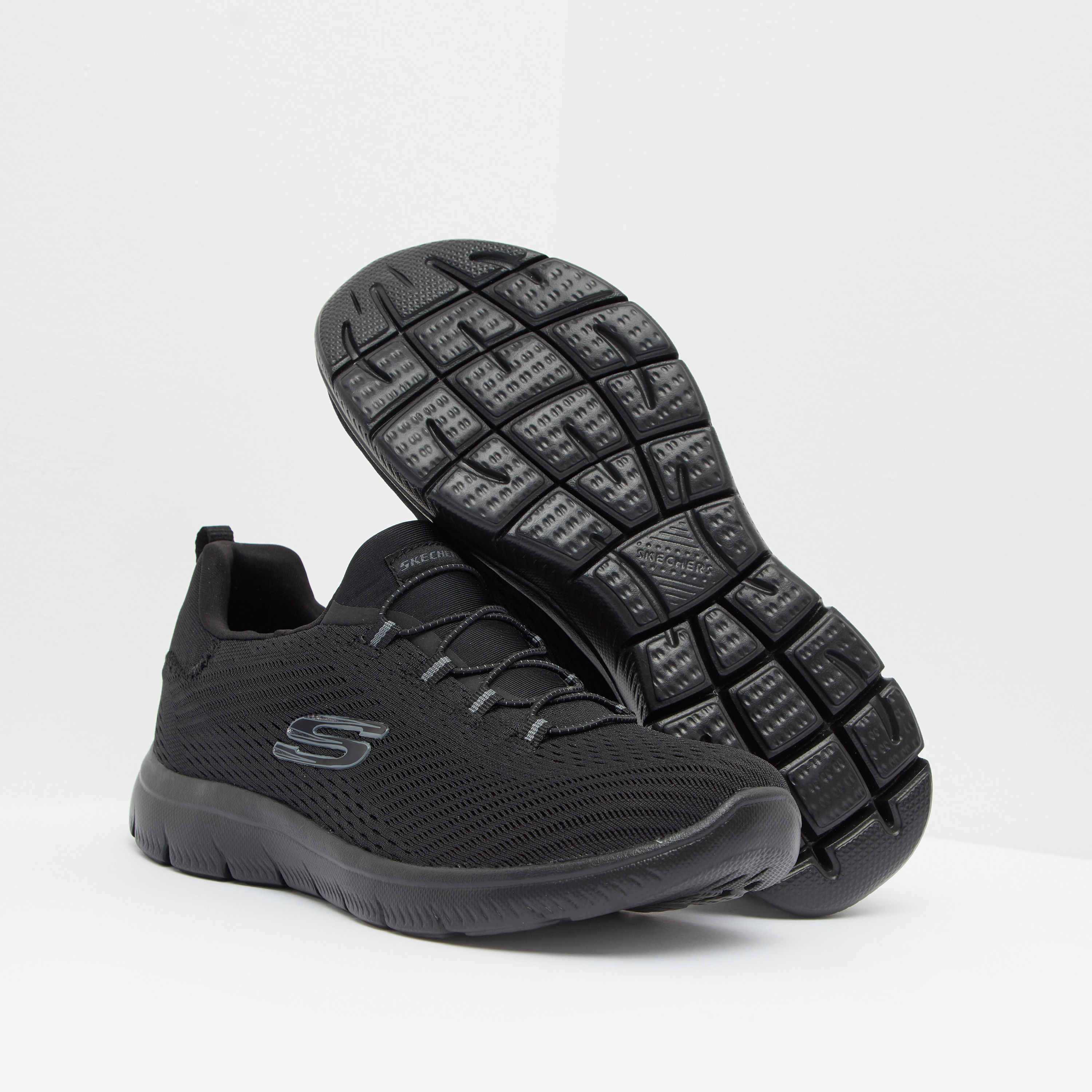 حذاء تدريب سهل الارتداء ساميتس برباط للنساء من سكتشرز - 149036-BBK-sports-women-shoes-image-4
