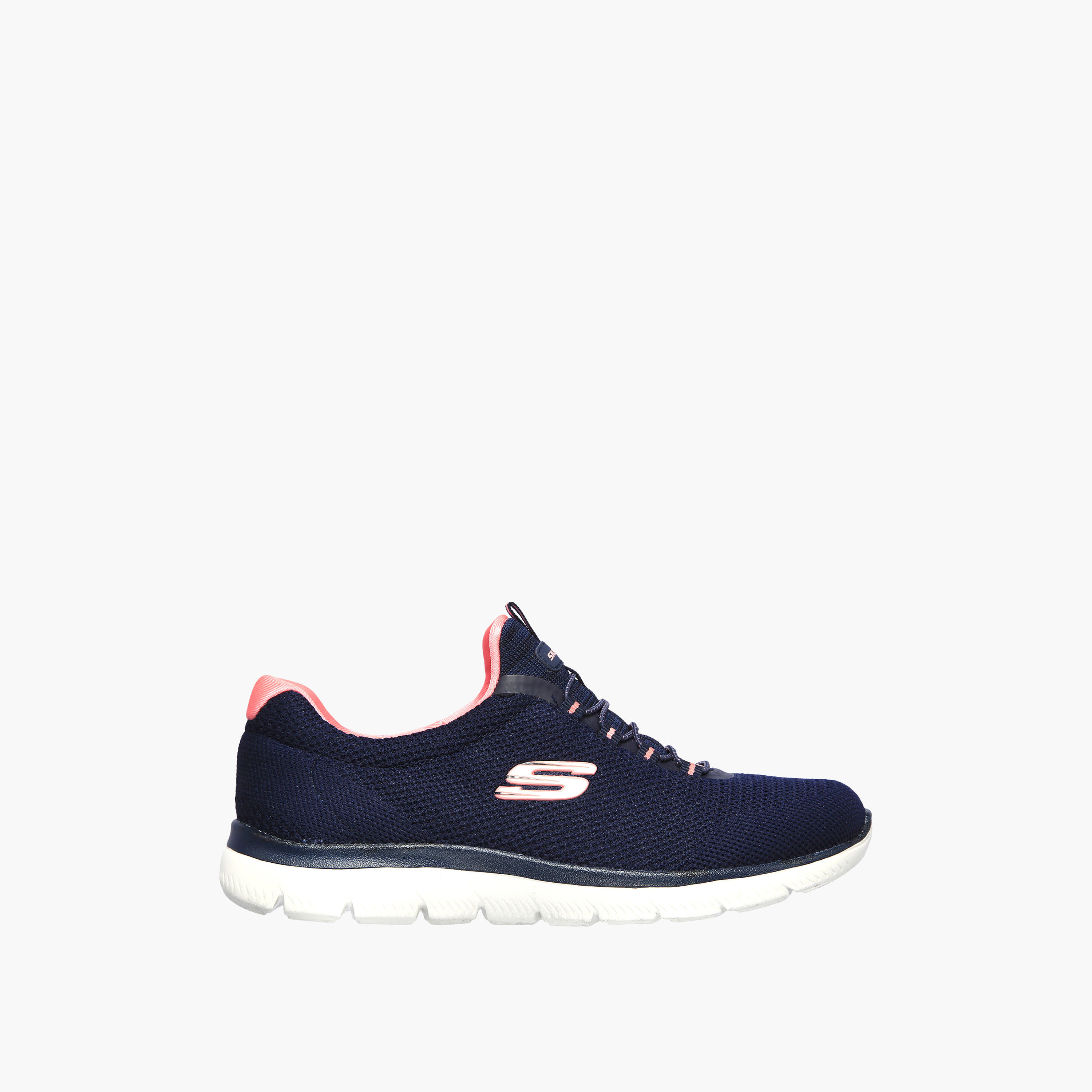 Skechers Women's Summits Slip-On Lace-Up Trainers - 149206-NVPK-women-shoes-sneakers-image-2