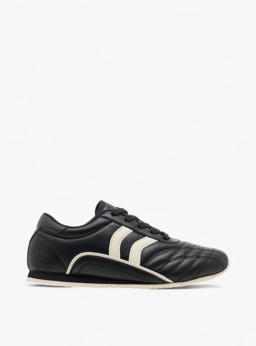 Dash Panelled Sneakers with Lace-Up Closure-women-shoes-sneakers-image-4