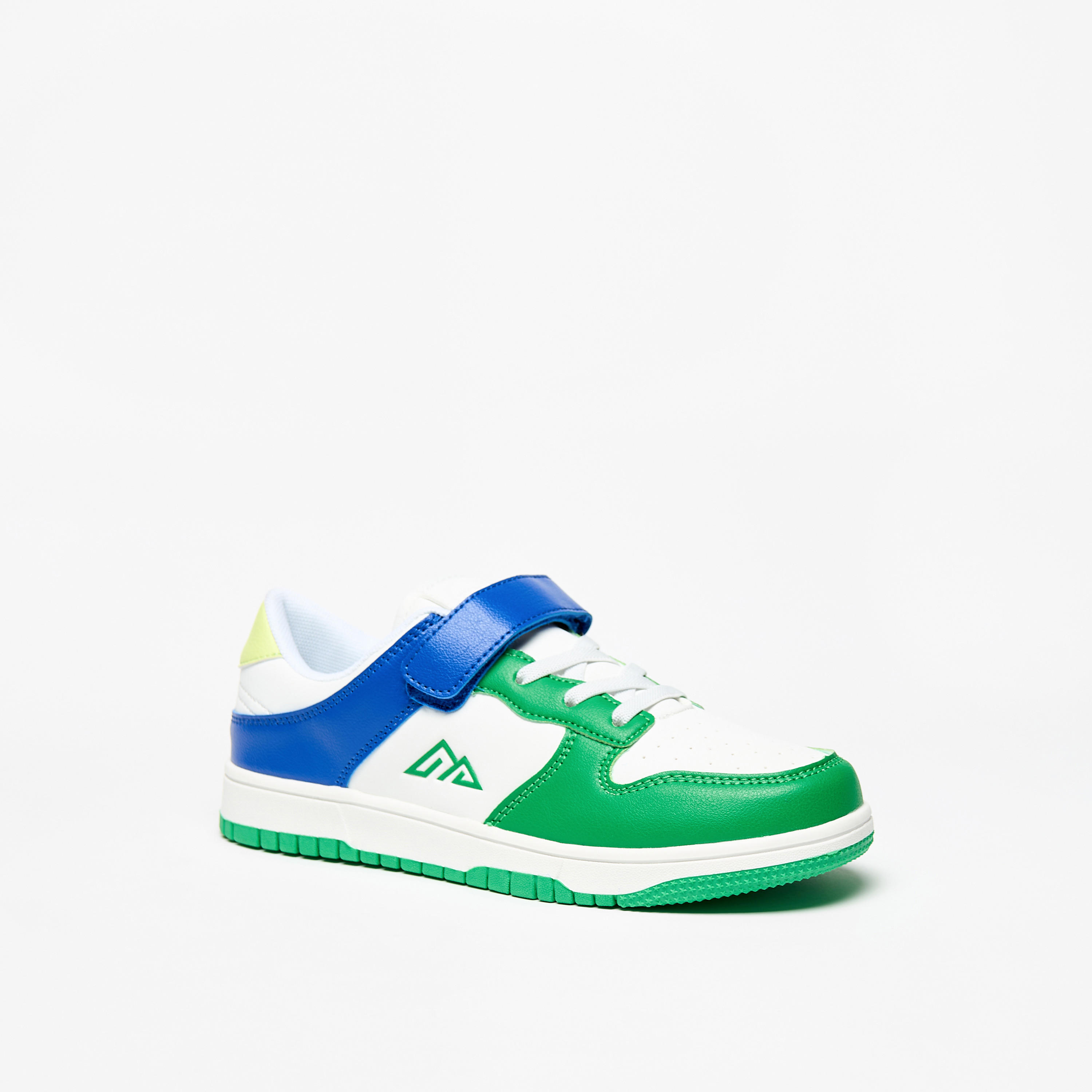 Oaklan by Shoexpress Kids Panelled Sneakers with Hook and Loop Closure-boys-shoes-sneakers-image-1