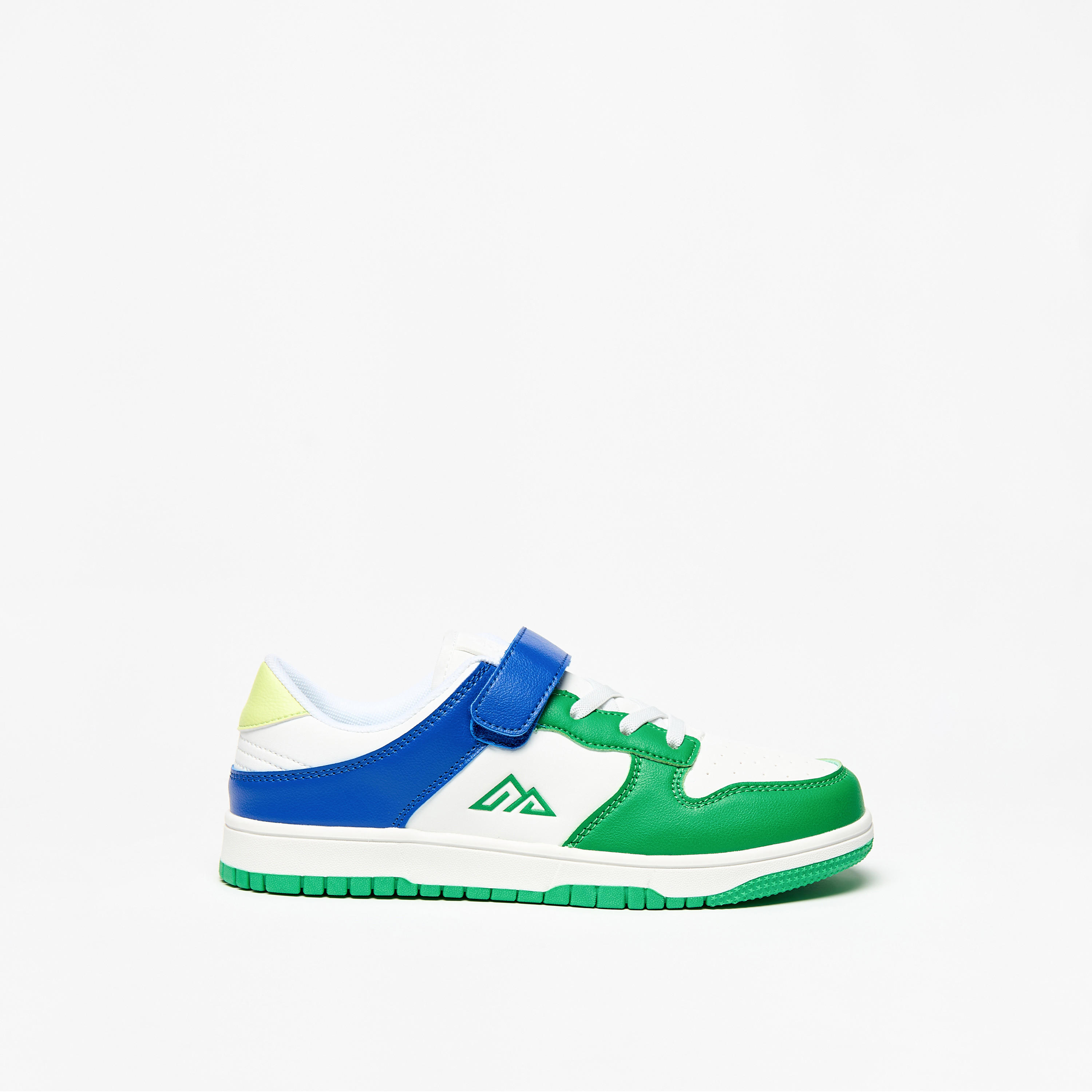 Oaklan by Shoexpress Kids Panelled Sneakers with Hook and Loop Closure-boys-shoes-sneakers-image-3